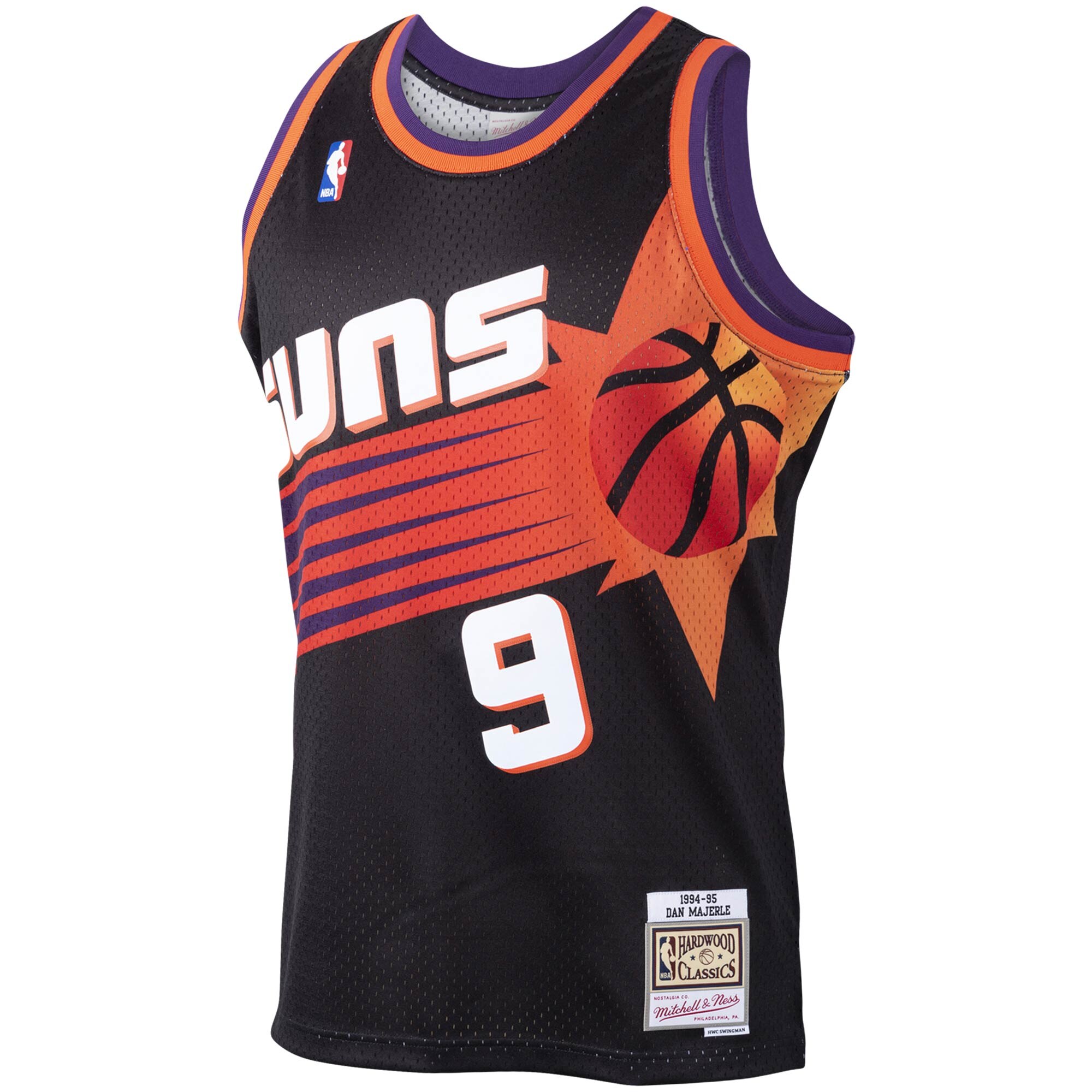 Dan Majerle Phoenix Suns Mitchell & Ness 1994/95 Hardwood Classics Swingman Jersey - Black