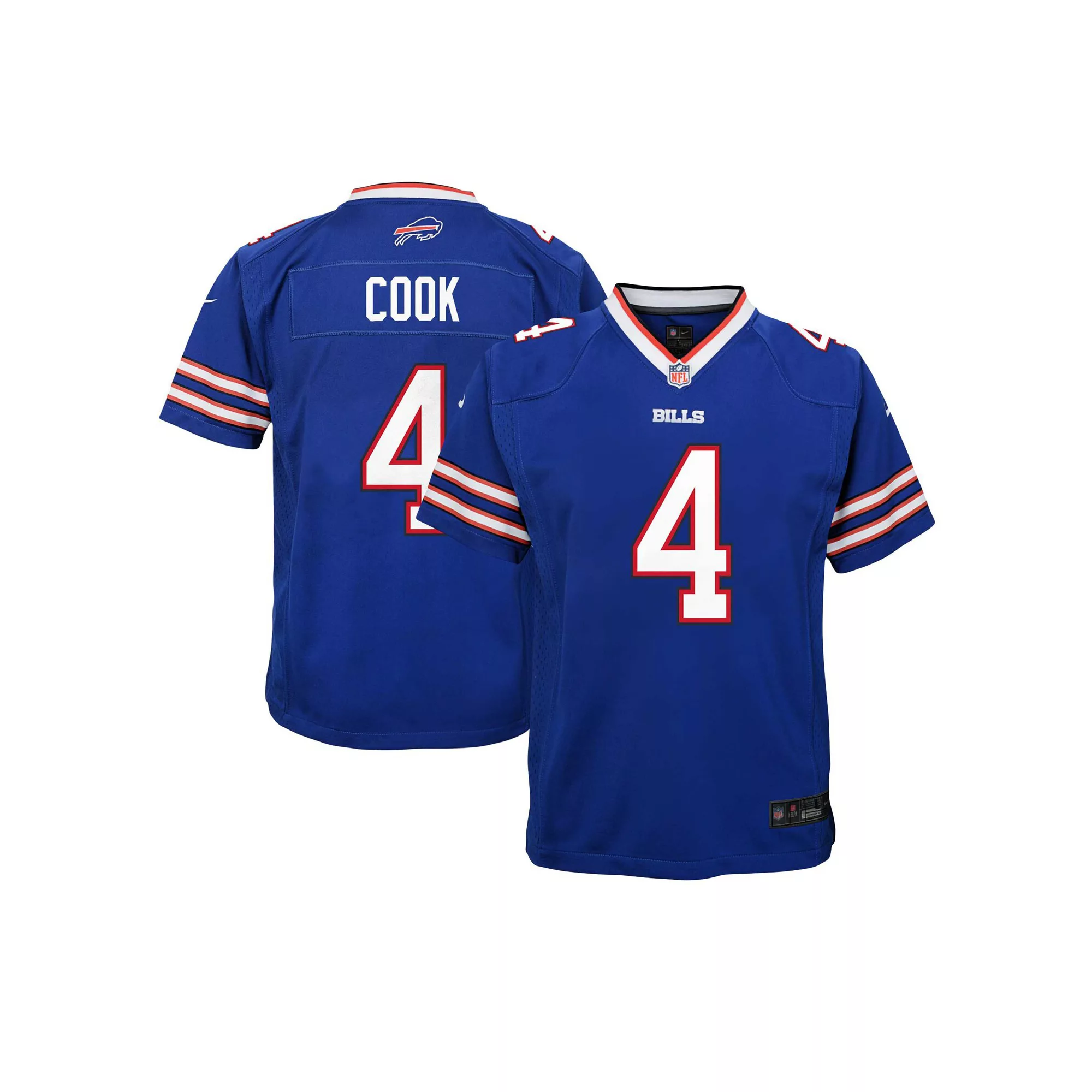 Youth Nike James Cook Royal Buffalo Bills Game Jersey