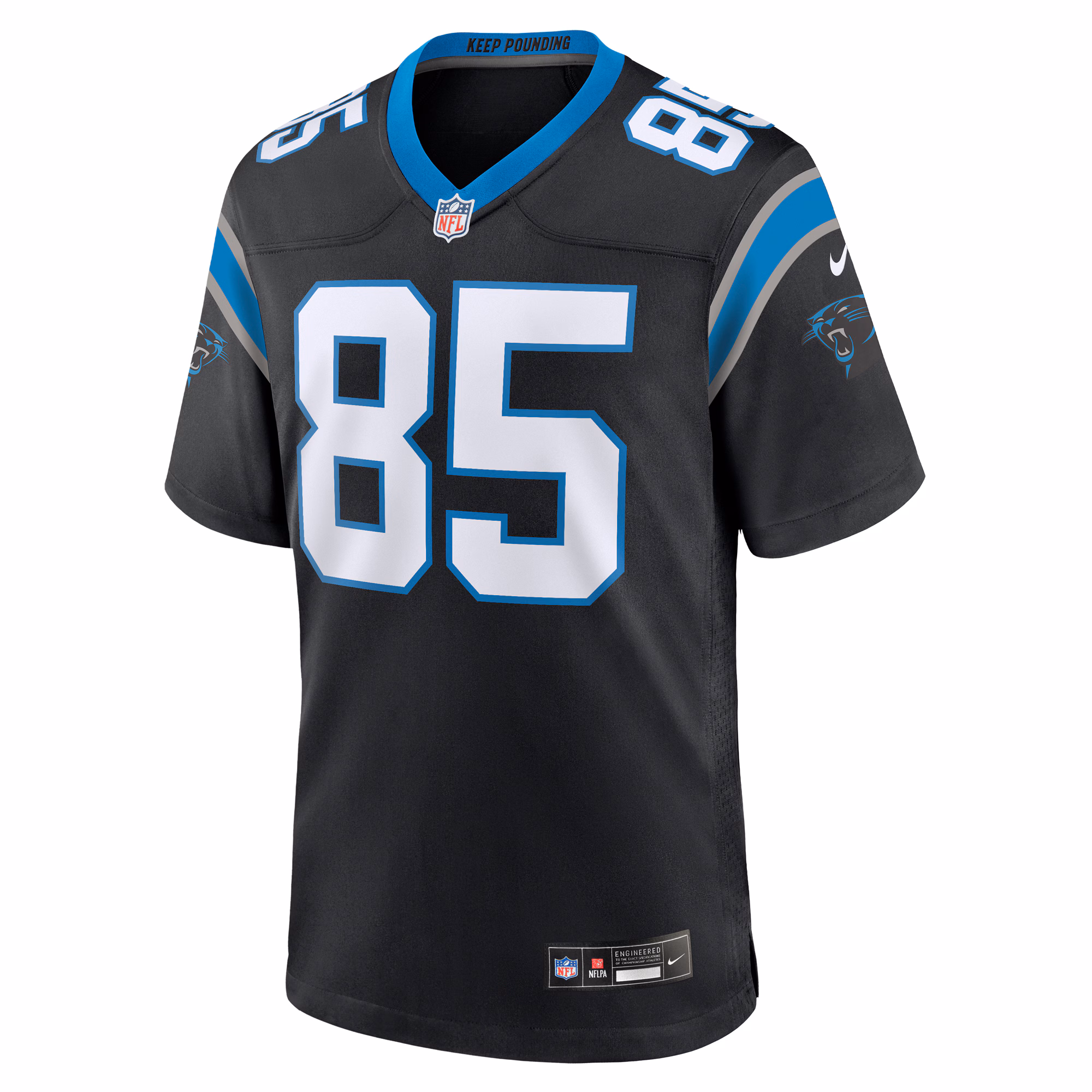 Marquez Stevenson Carolina Panthers Nike Team Game Jersey -  Black