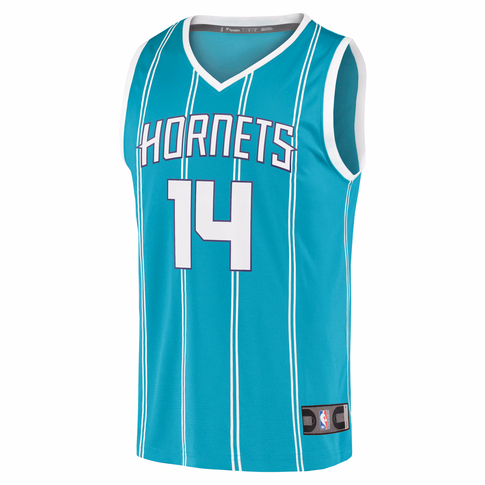 Nick Richards Charlotte Hornets Fanatics Youth 2020/21 Fast Break Replica Jersey - Icon Edition - Teal