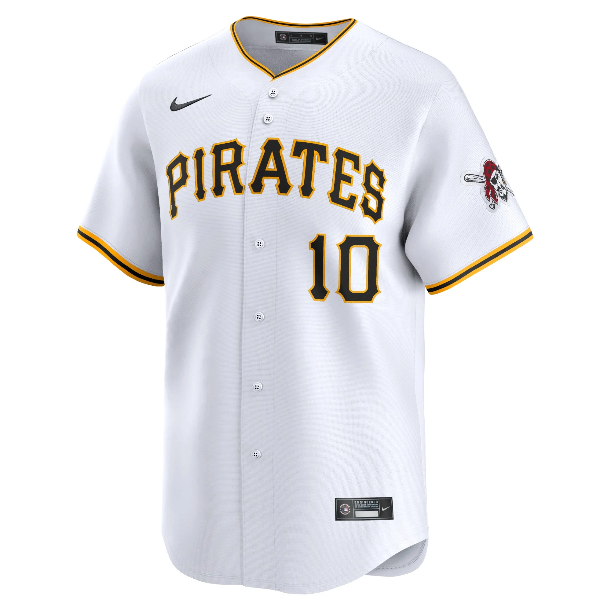 Men's Nike Bryan Reynolds White Pittsburgh Pirates Home Limited Player Jersey