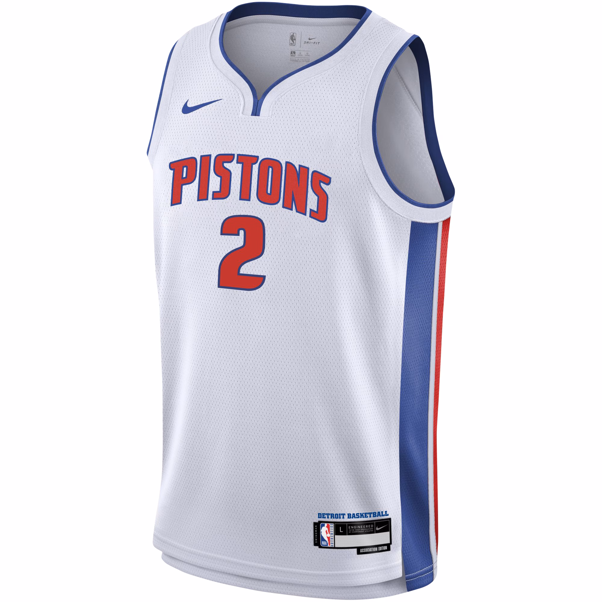 Cade Cunningham Detroit Pistons Nike Youth Swingman Jersey - Association Edition - White