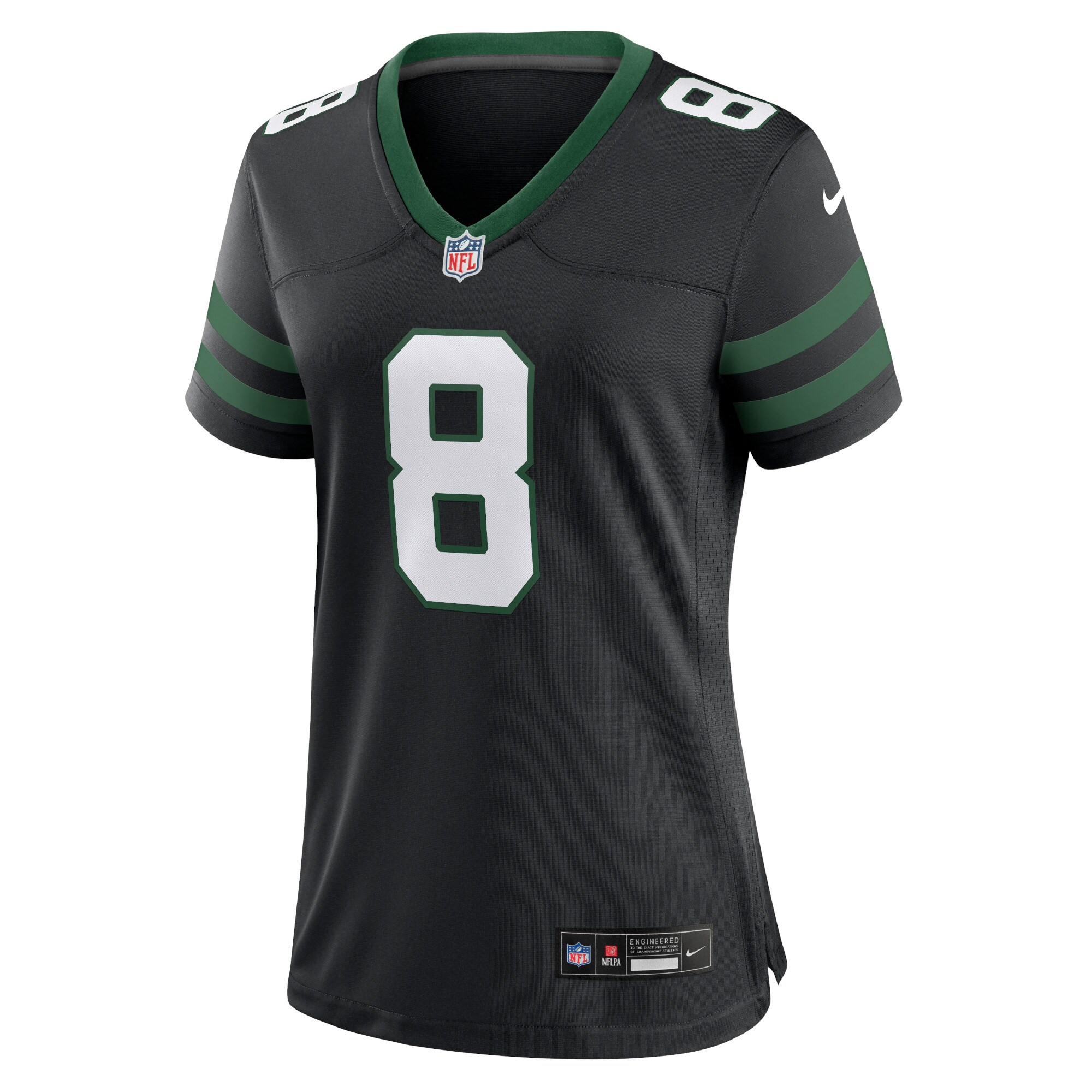 Aaron Rodgers New York Jets Nike Women's Alternate Game Jersey - Legacy Black