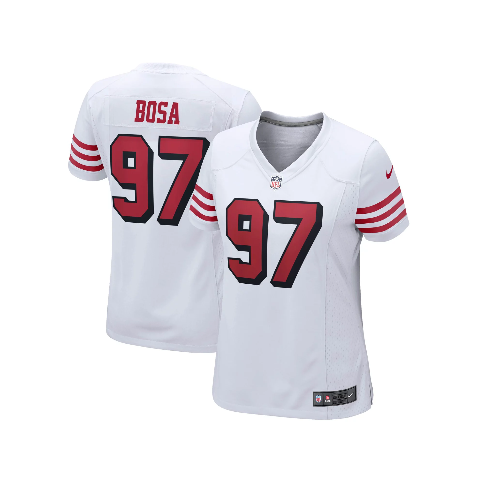 Women's Nike Nick Bosa White San Francisco 49ers Alternate Game Jersey