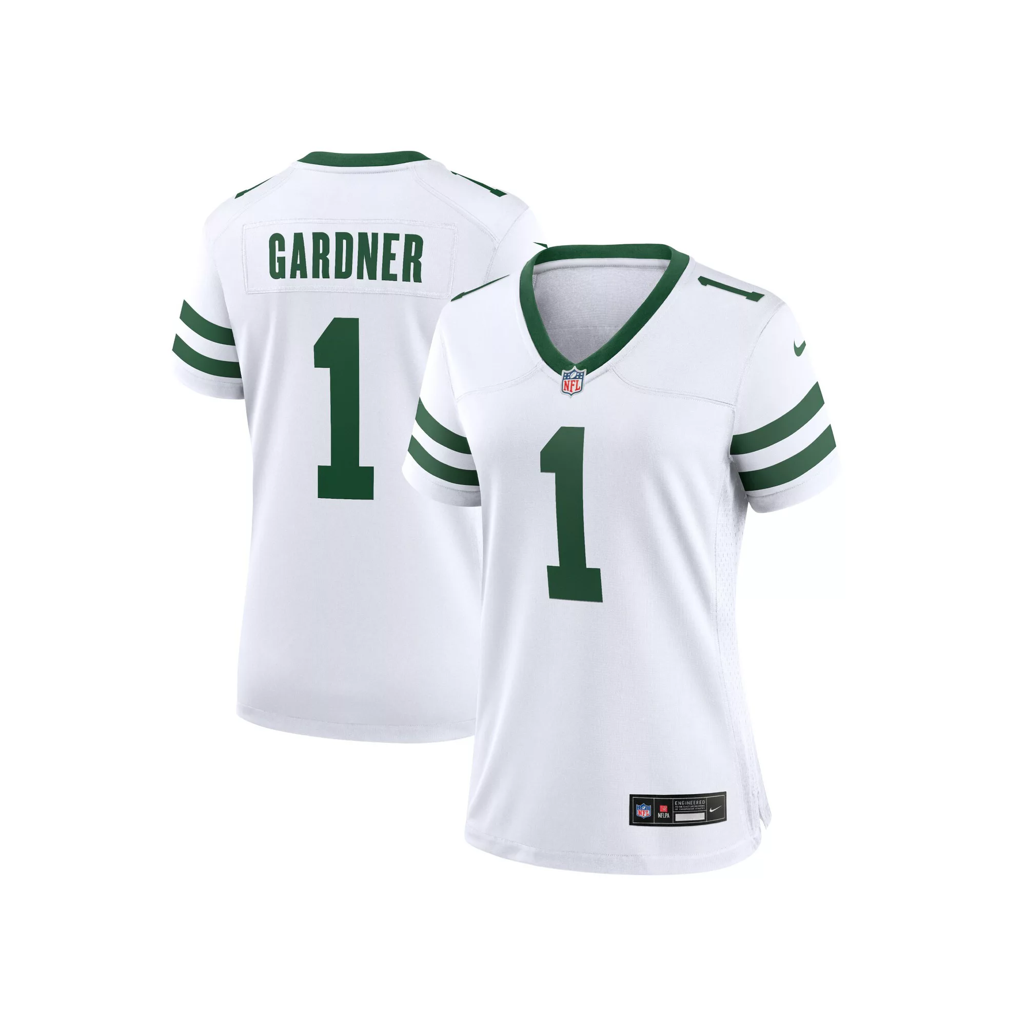 Women's Nike Ahmad Sauce Gardner White New York Jets Legacy Player Game Jersey