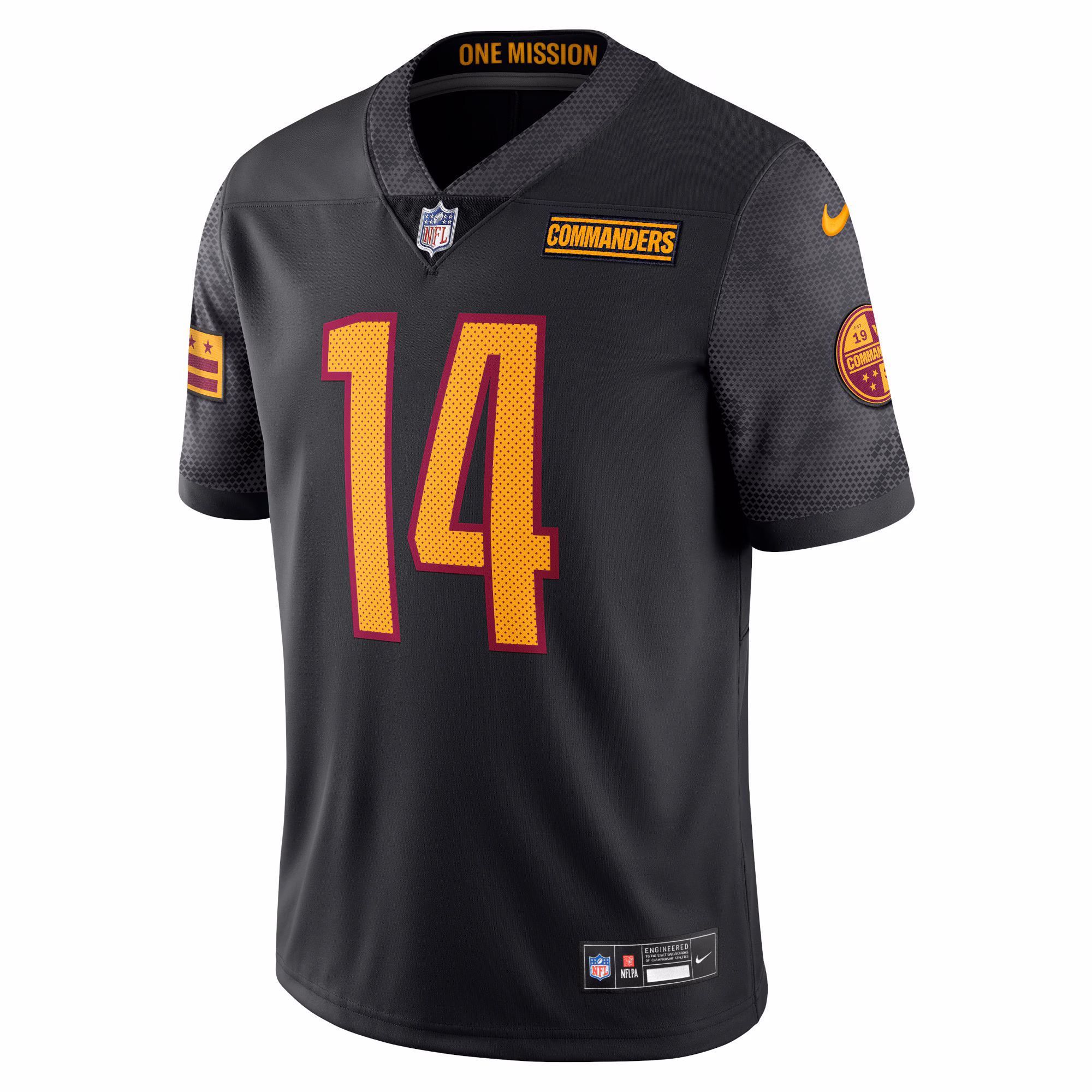 Sam Howell Washington Commanders Nike Alternate Vapor Untouchable Limited Jersey - Black