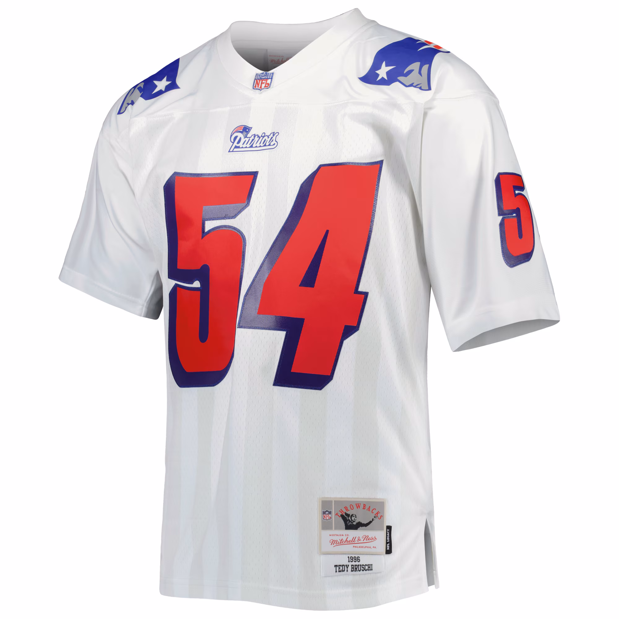 Tedy Bruschi New England Patriots Mitchell & Ness Legacy Replica Jersey - White