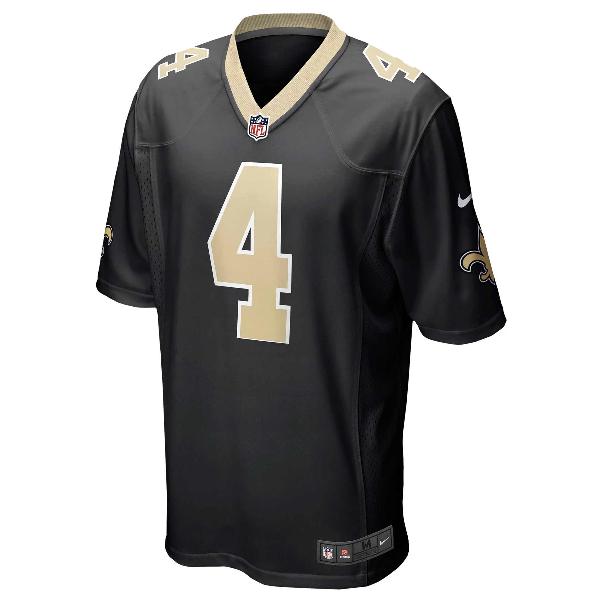 Men's Nike Blake Gilikin Black New Orleans Saints Game Player Jersey