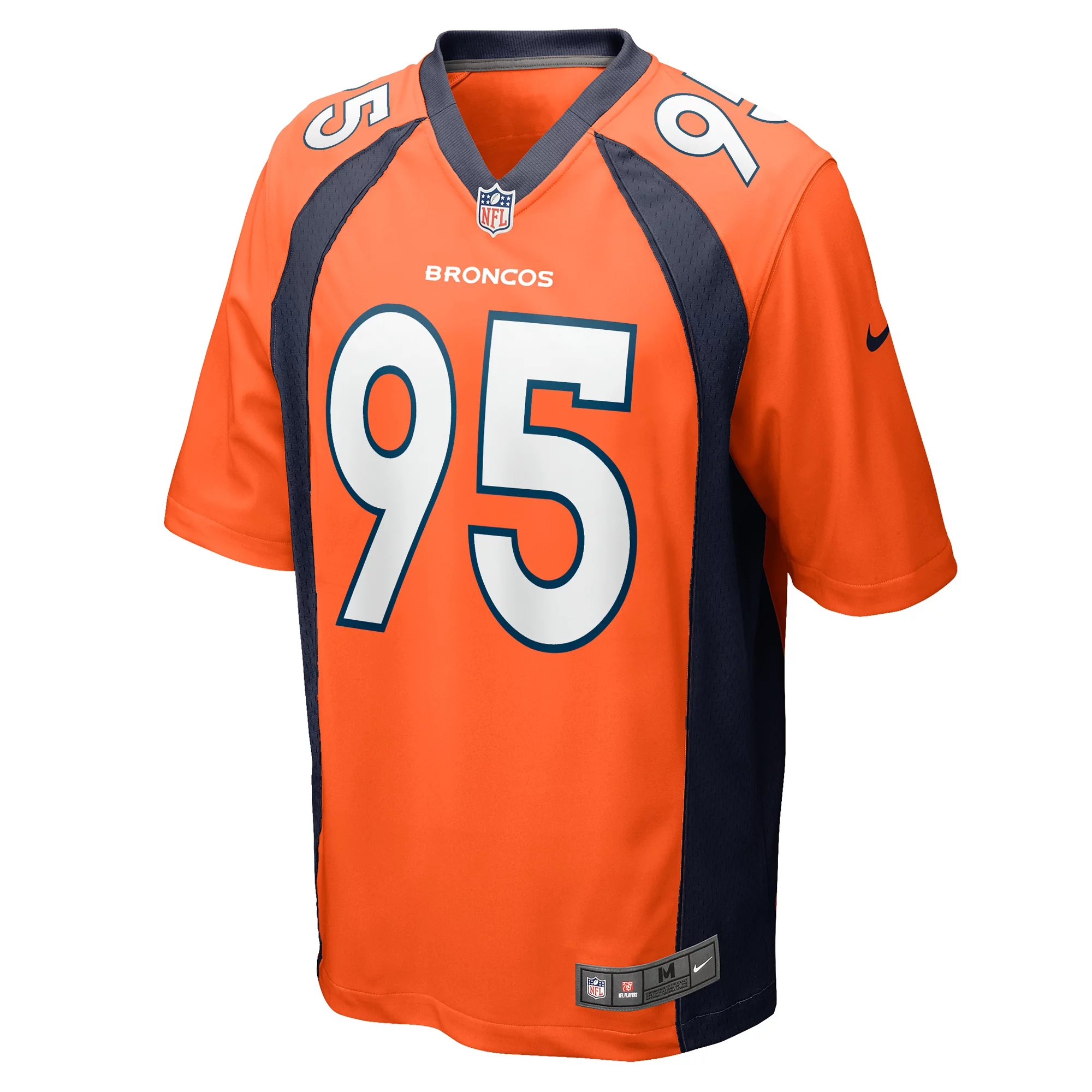 Men's Nike Elijah Garcia Orange Denver Broncos Team Game Jersey