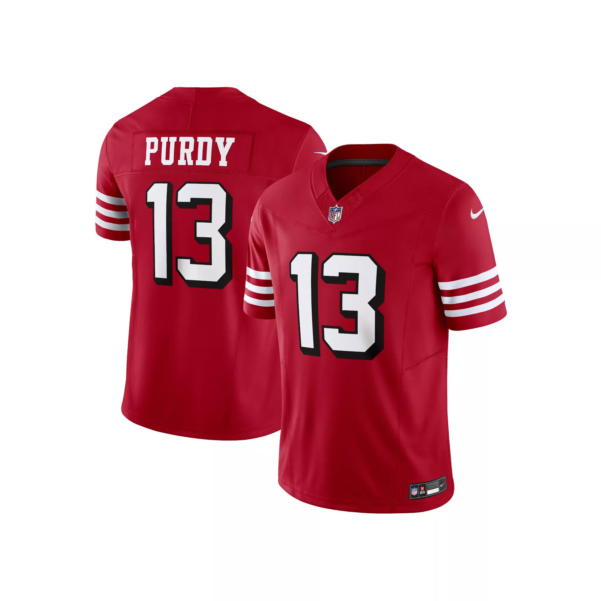Men's Nike Brock Purdy Scarlet San Francisco 49ers Vapor F.U.S.E. Limited Jersey
