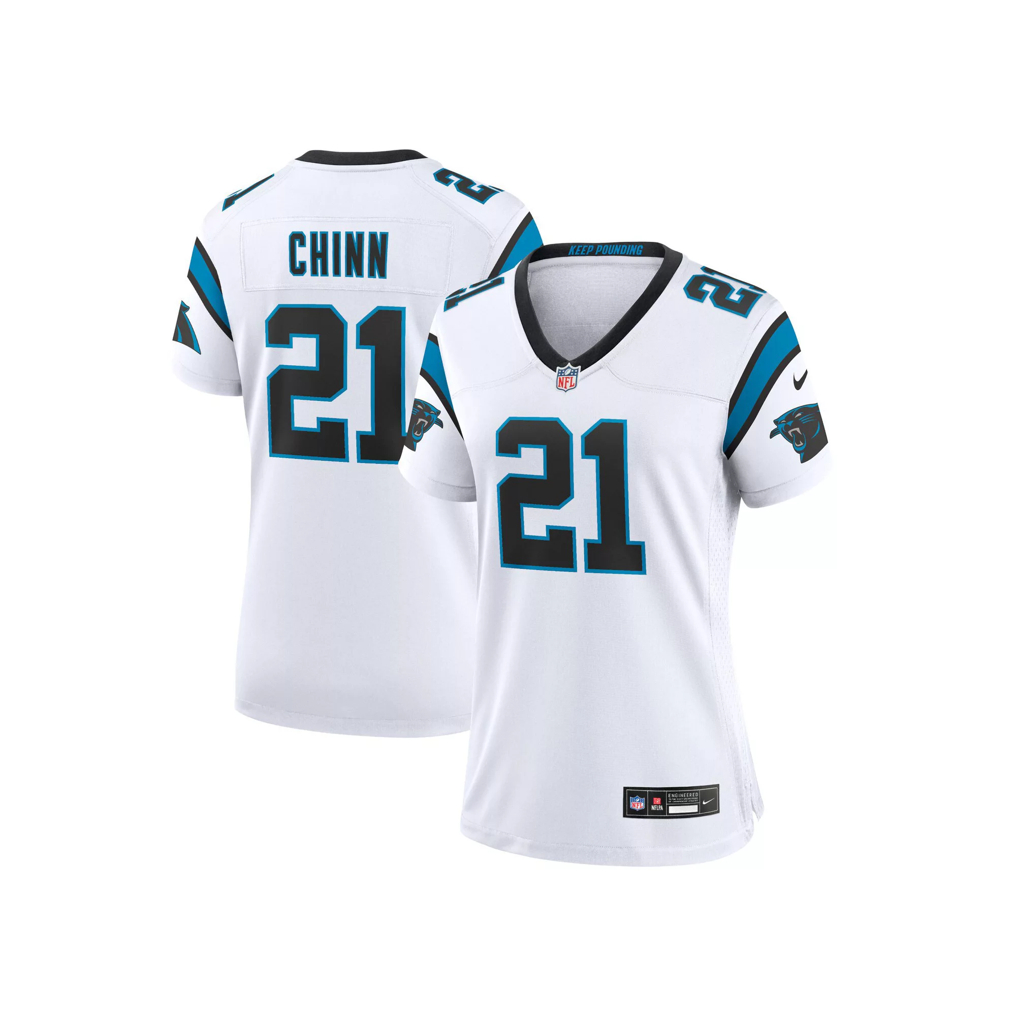 Women's Nike Jeremy Chinn White Carolina Panthers Player Jersey