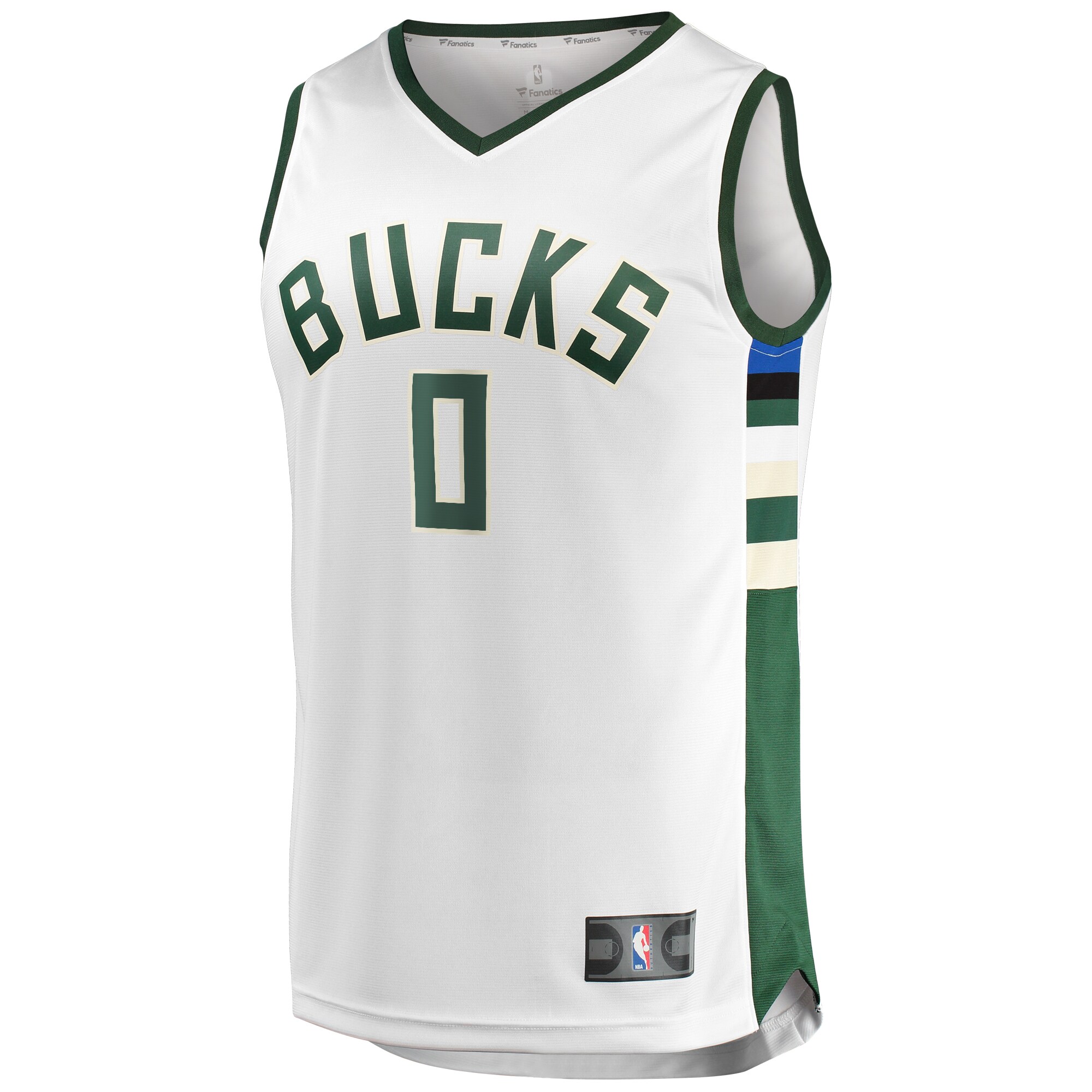 Damian Lillard Milwaukee Bucks Fanatics Men's Fast Break Player Jersey - Association Edition - White