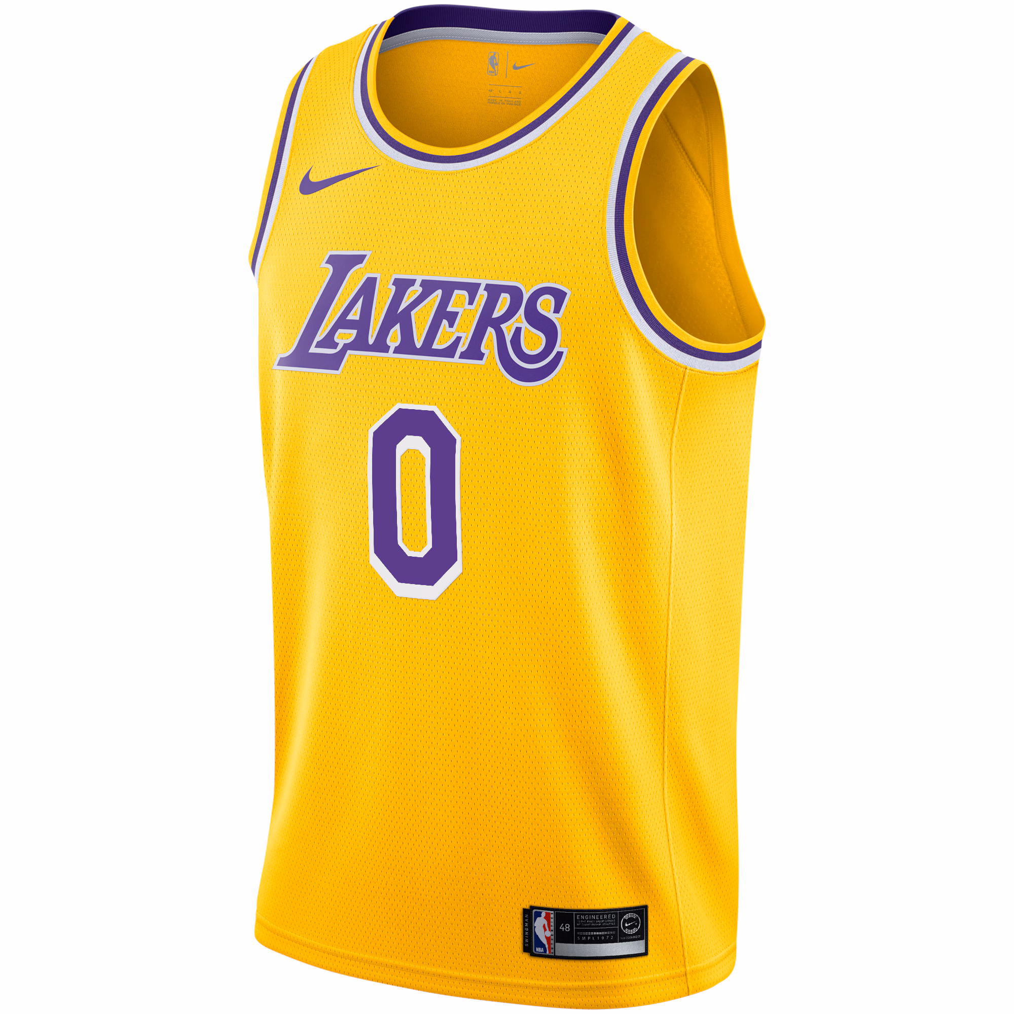 Russell Westbrook Los Angeles Lakers Nike 2020/21 Swingman Player Jersey Gold - Icon Edition