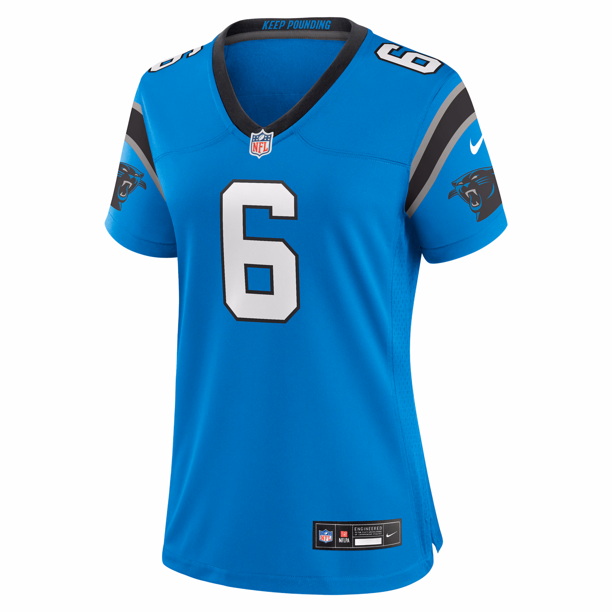 Miles Sanders Carolina Panthers Nike Women's Team Game Jersey - Blue
