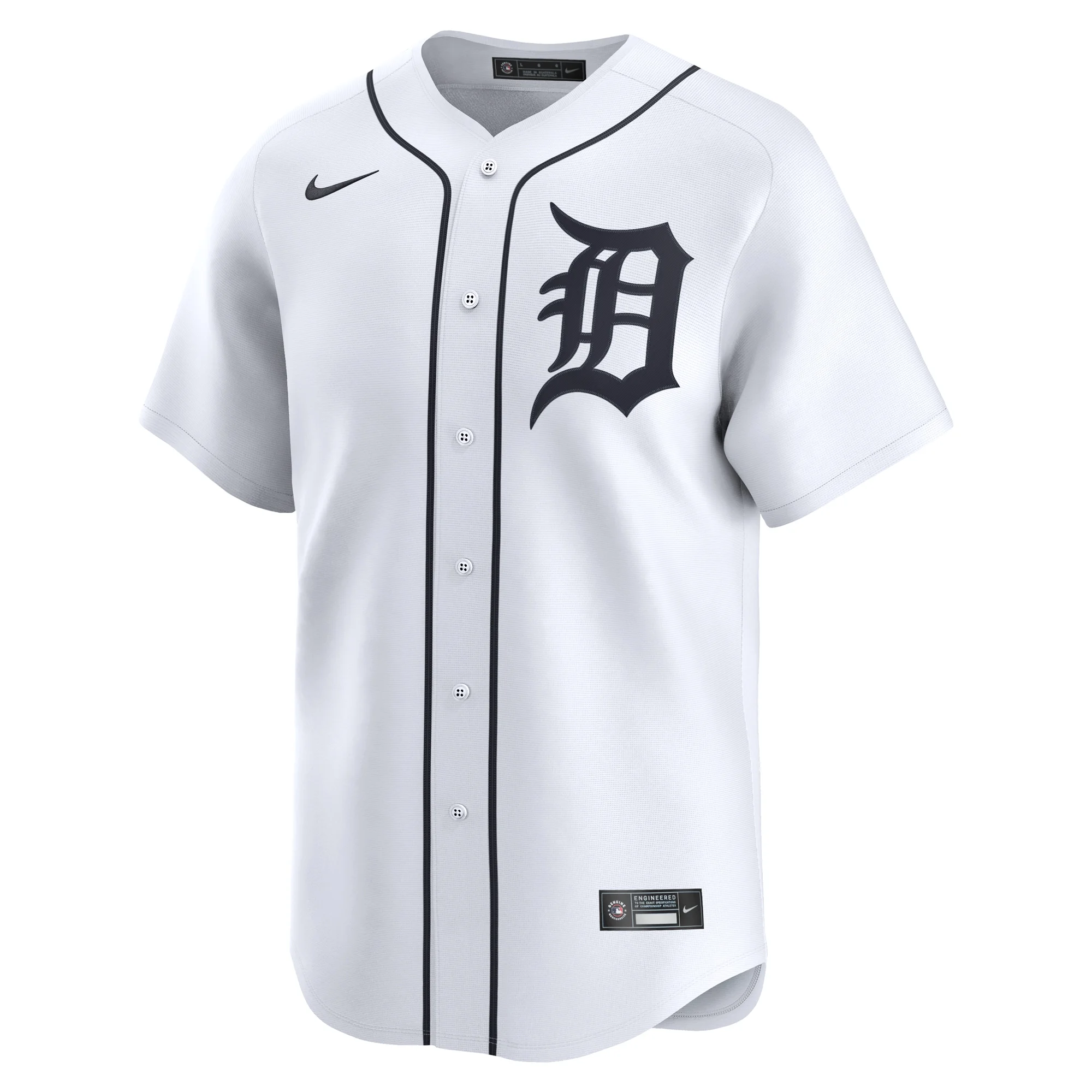 Men's Nike Mark Canha White Detroit Tigers Home Limited Player Jersey
