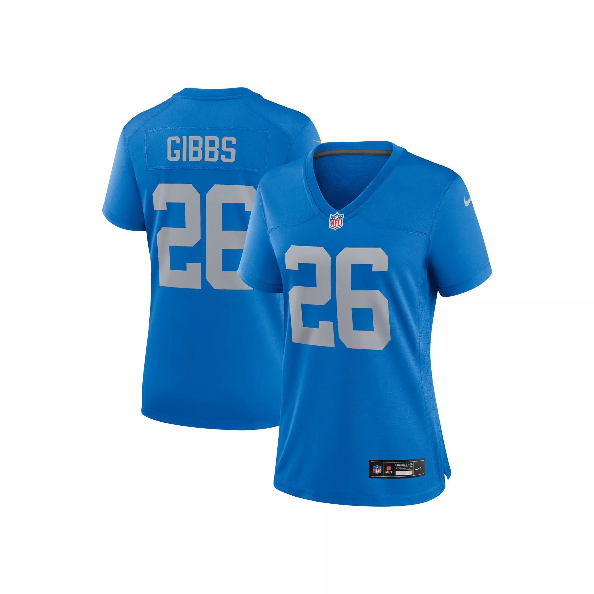Women's Nike Jahmyr Gibbs Blue Detroit Lions Alternate Game Jersey