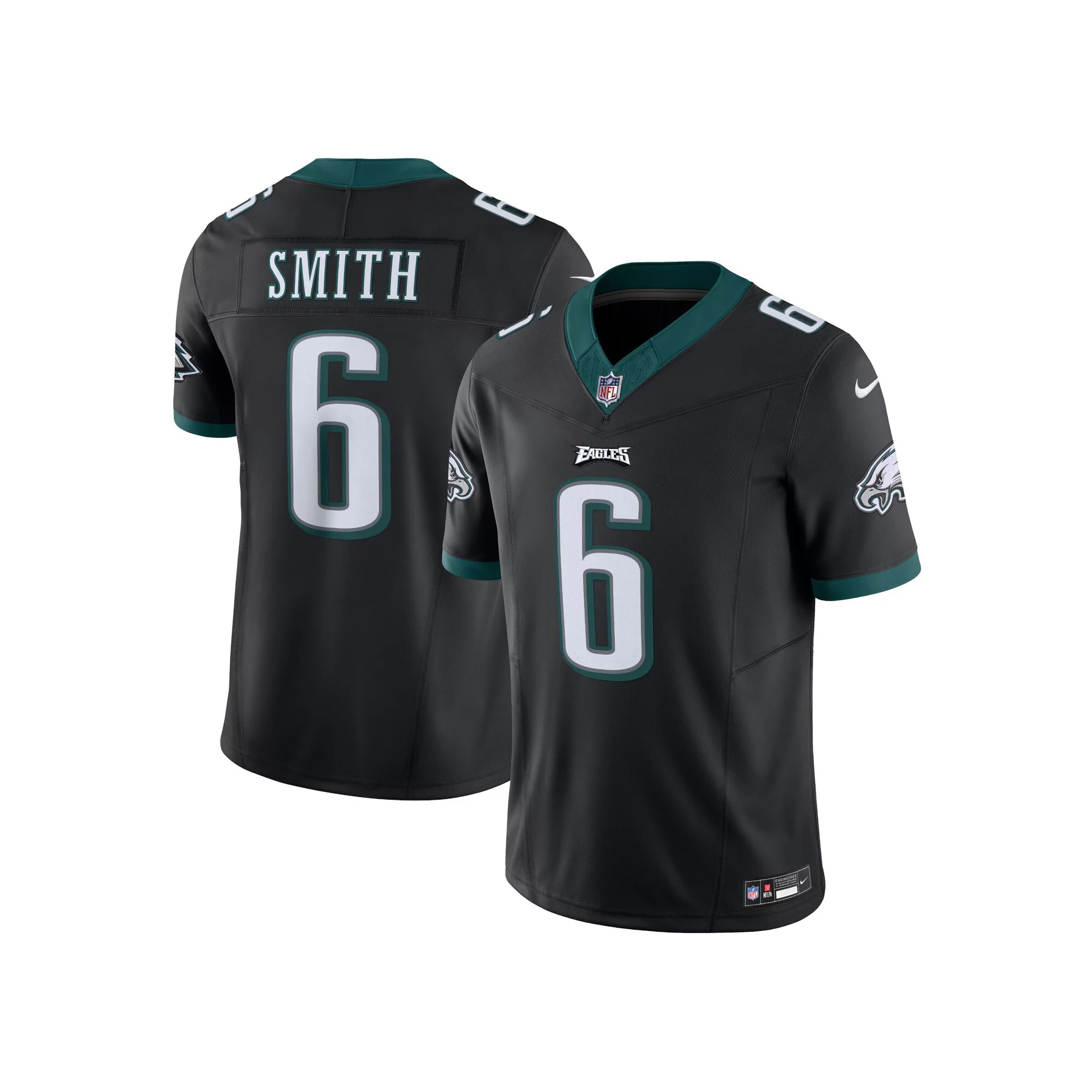 Men's Nike DeVonta Smith Black Philadelphia Eagles Vapor F.U.S.E. Limited Jersey