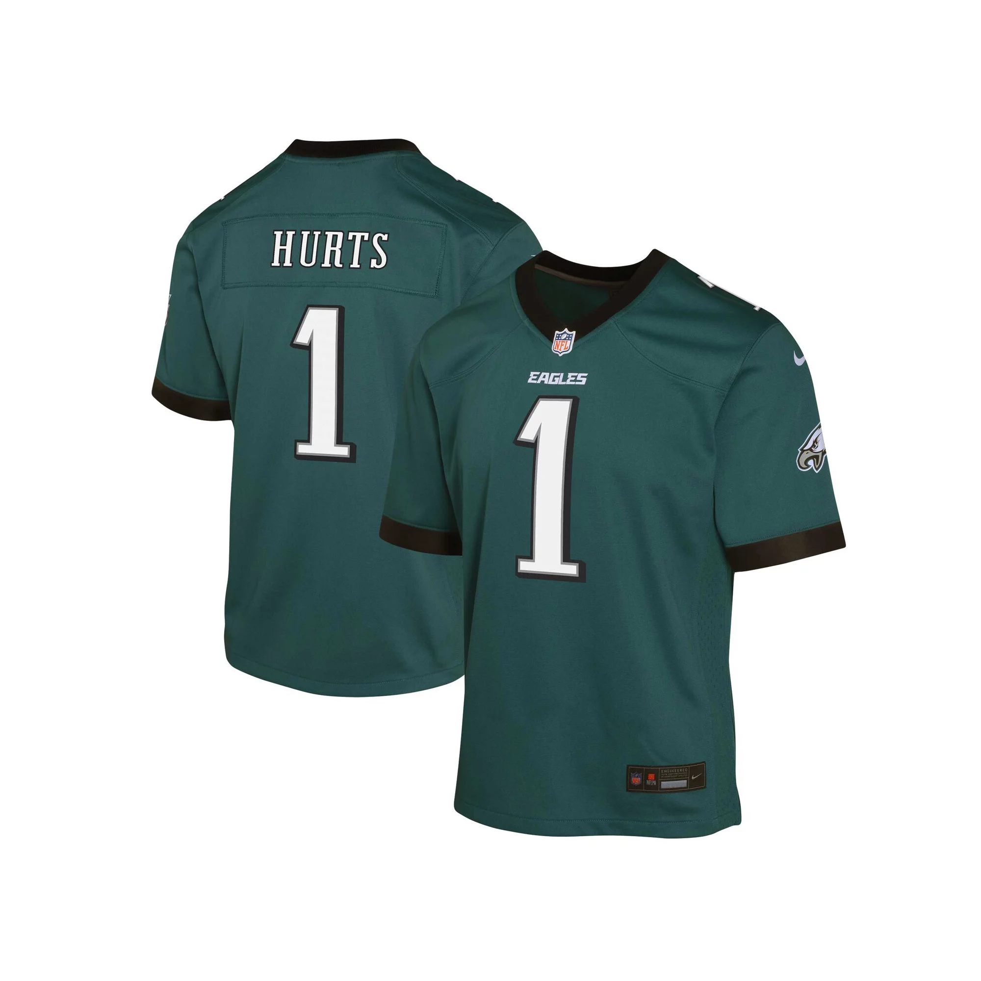 Youth Nike Jalen Hurts Midnight Green Philadelphia Eagles Game Jersey