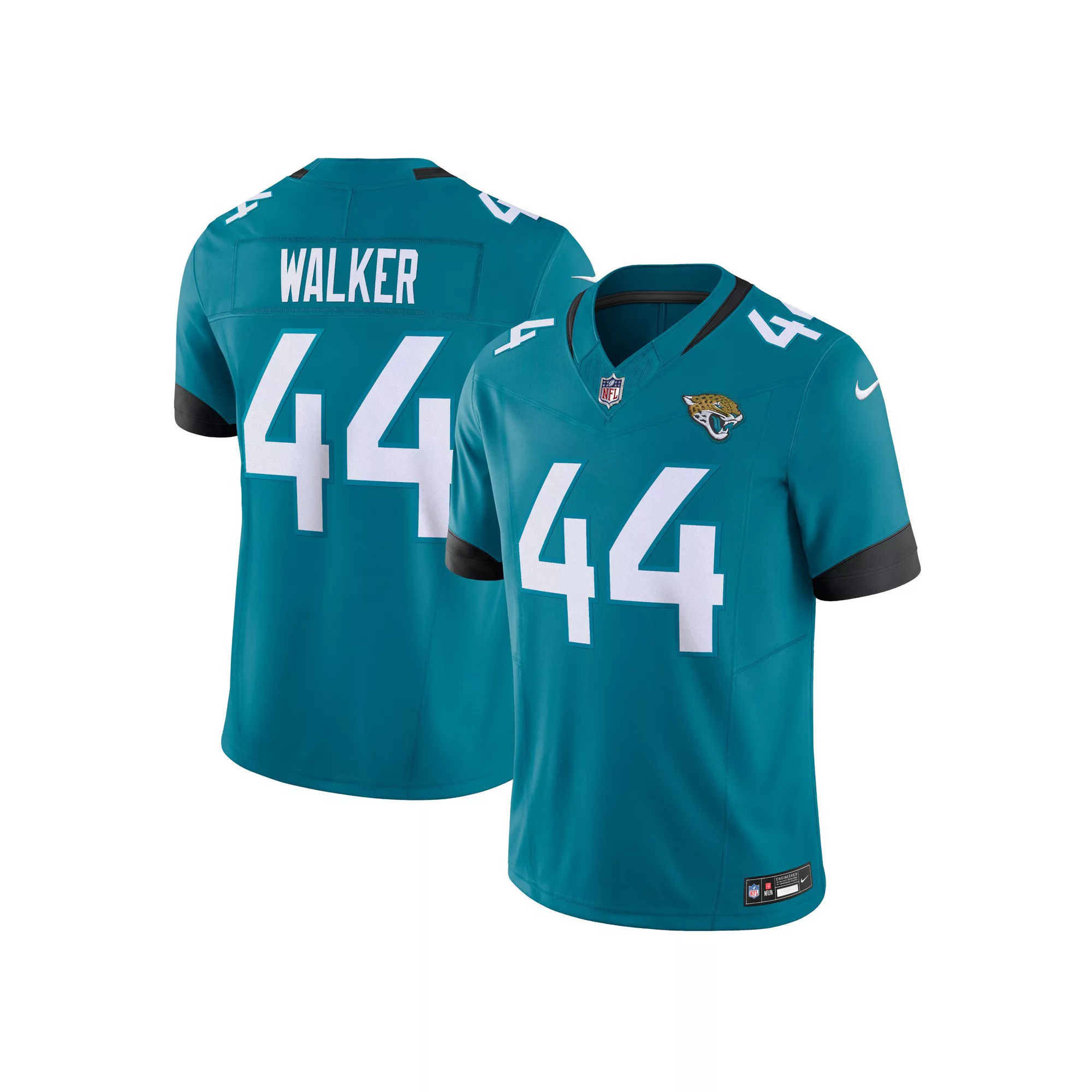 Men's Nike Travon Walker Teal Jacksonville Jaguars Vapor F.U.S.E. Limited  Jersey