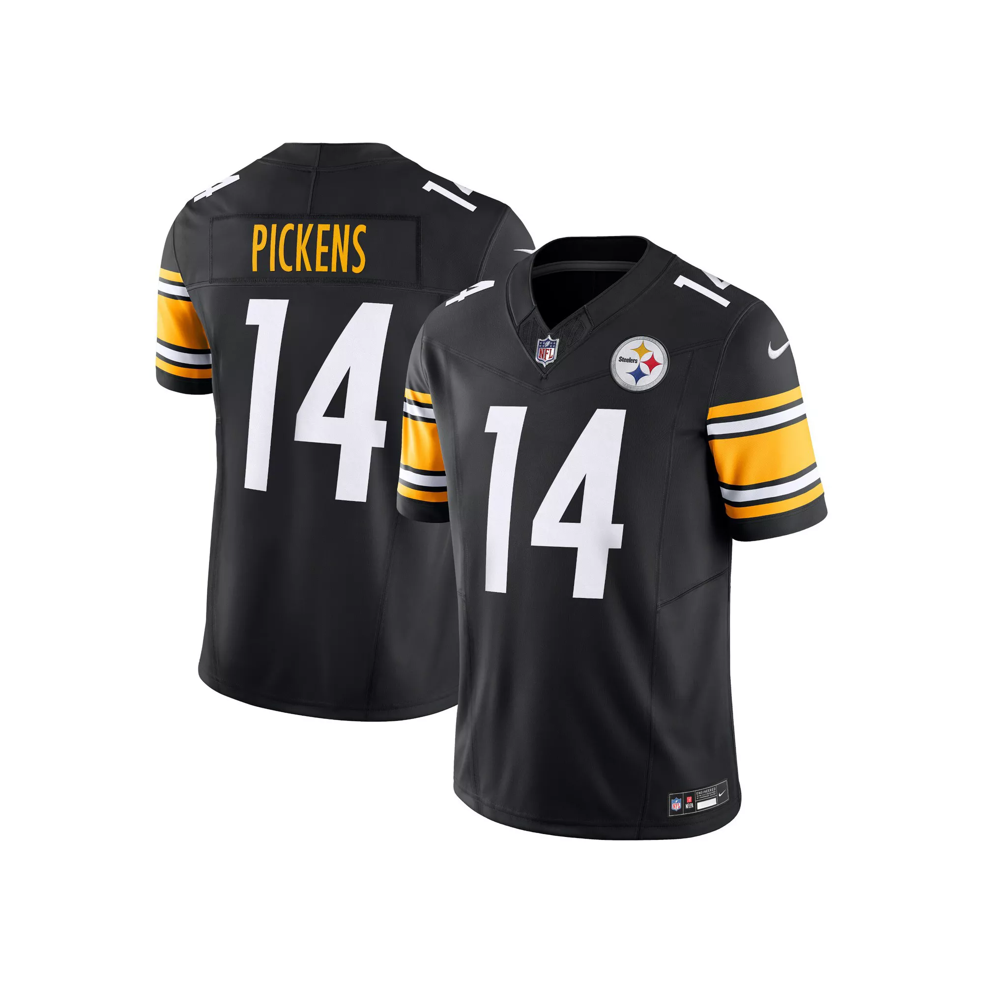 Men's Nike George Pickens Black Pittsburgh Steelers Vapor F.U.S.E. Limited Jersey