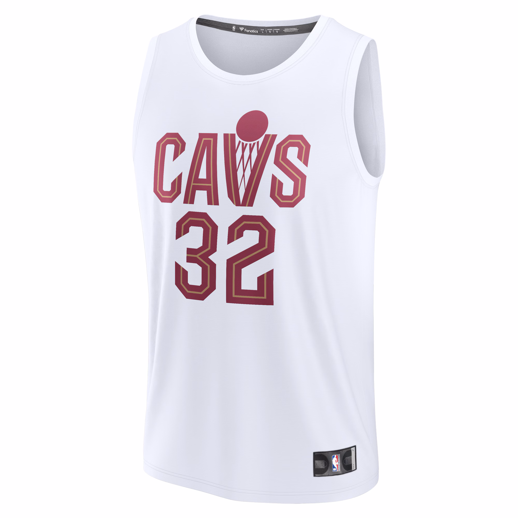 Dean Wade Cleveland Cavaliers Fanatics Fast Break Replica Player Jersey - Association Edition - White