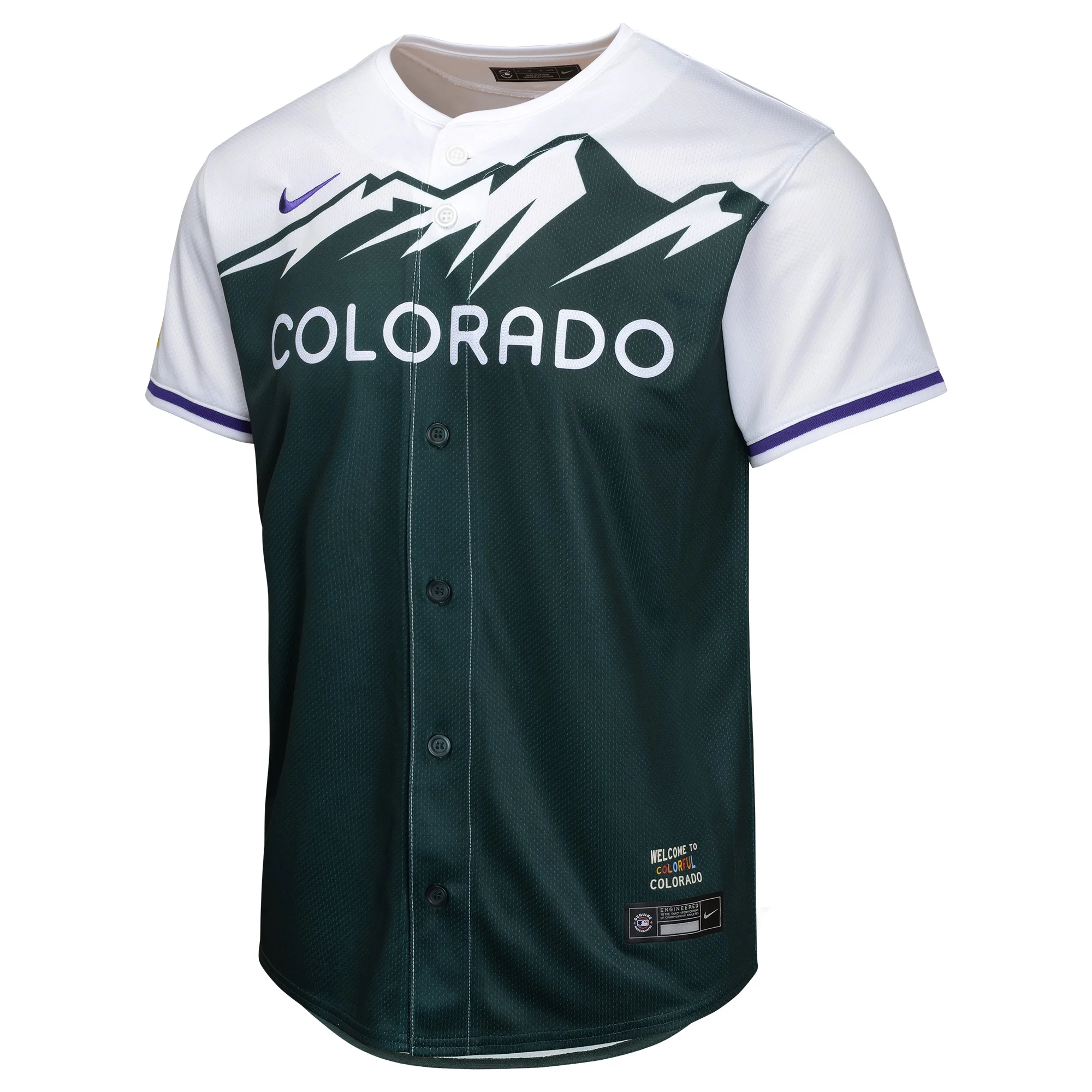 Youth Nike Green Colorado Rockies City Connect Limited Jersey