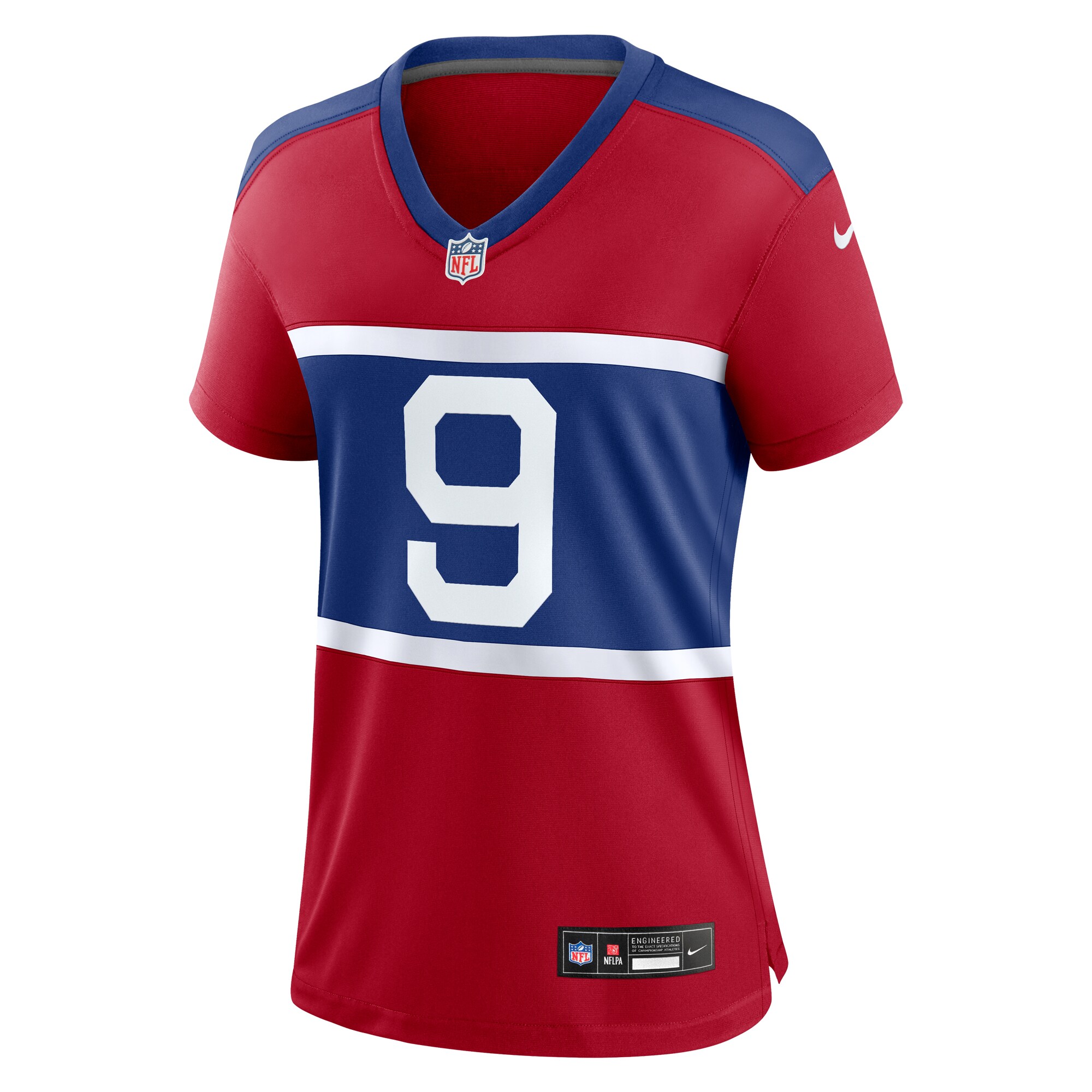 Malik Nabers New York Giants Nike Women's Alternate Player Game Jersey - Century Red