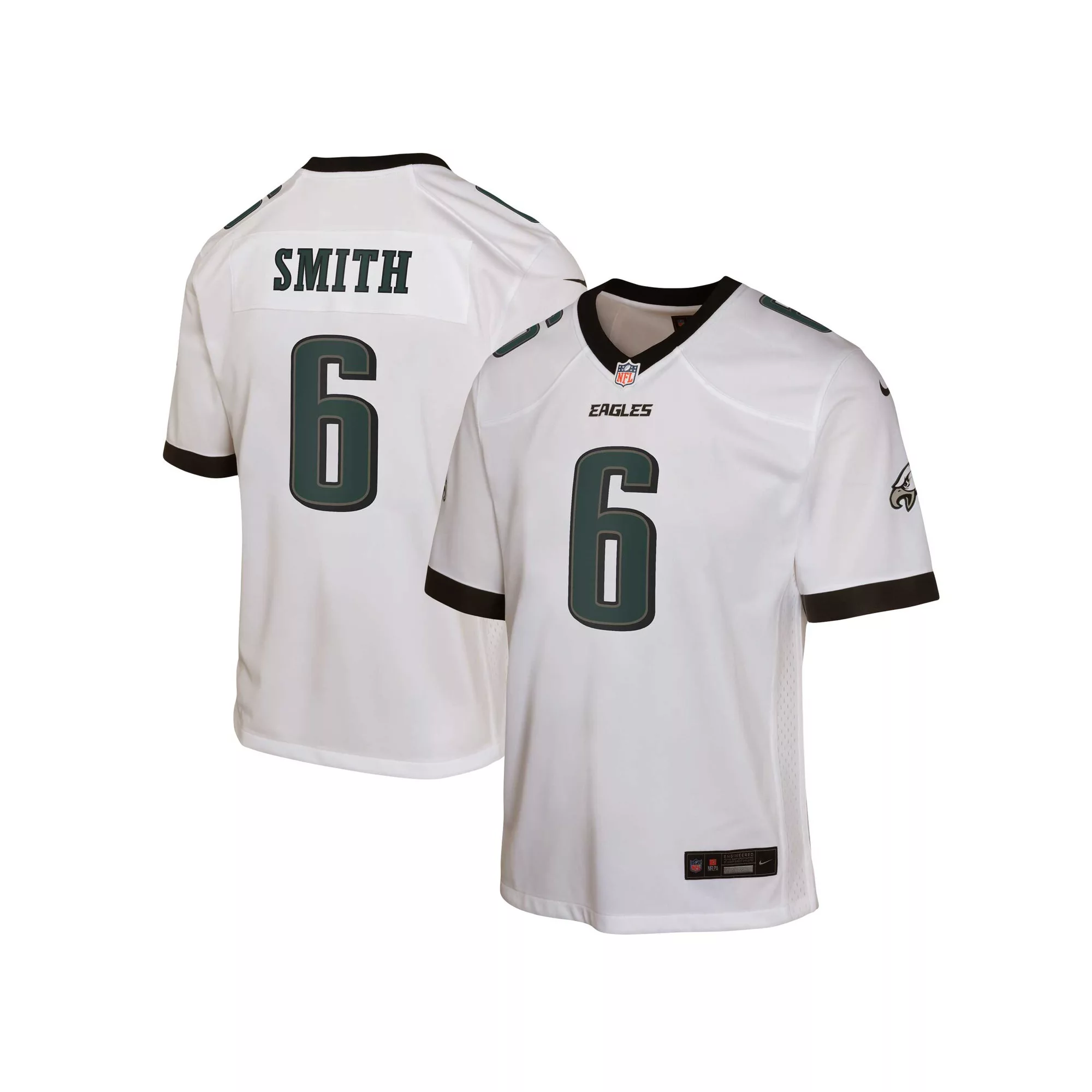 Youth Nike DeVonta Smith White Philadelphia Eagles Game Jersey