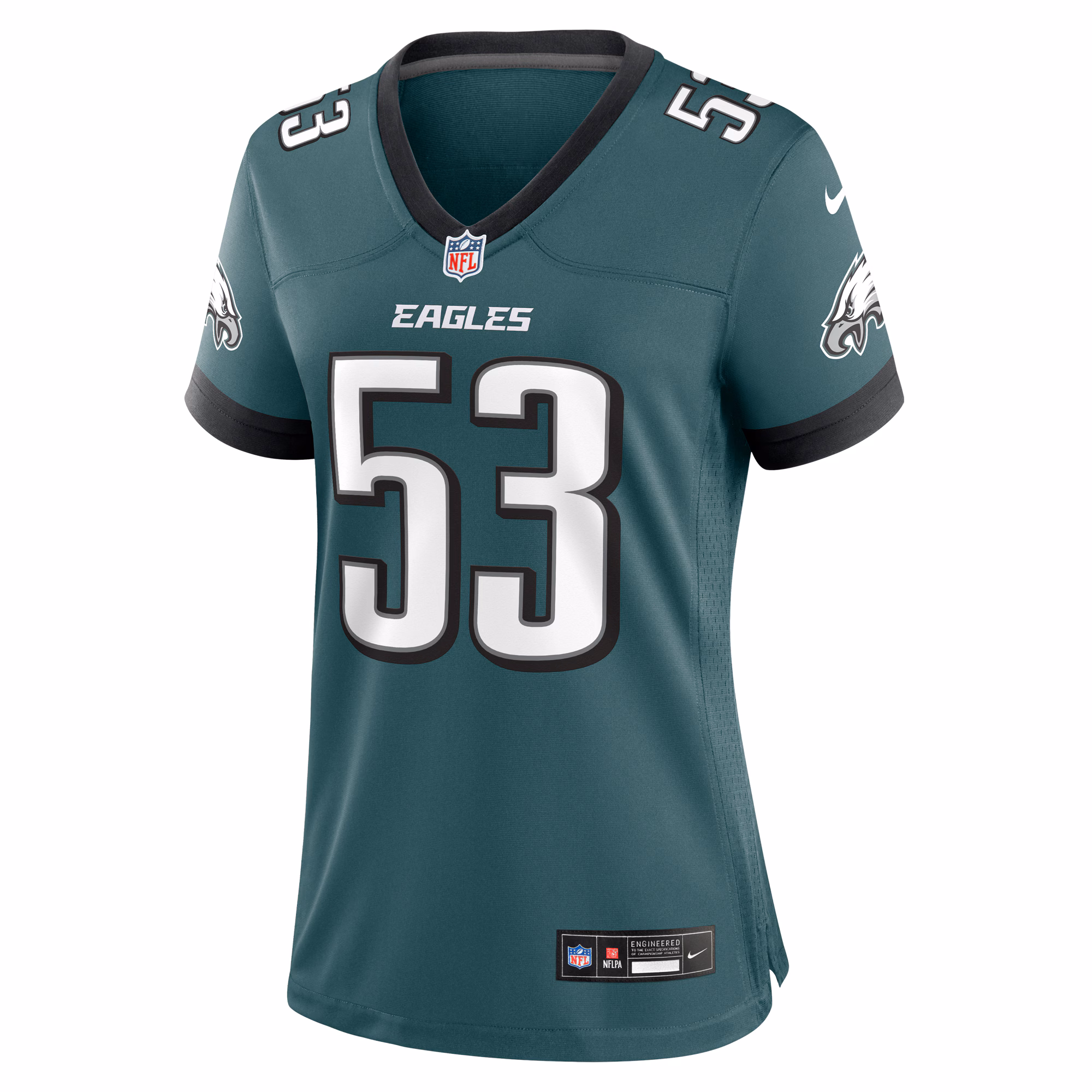 Zack Baun Philadelphia Eagles Nike Women's  Game Jersey - Midnight Green