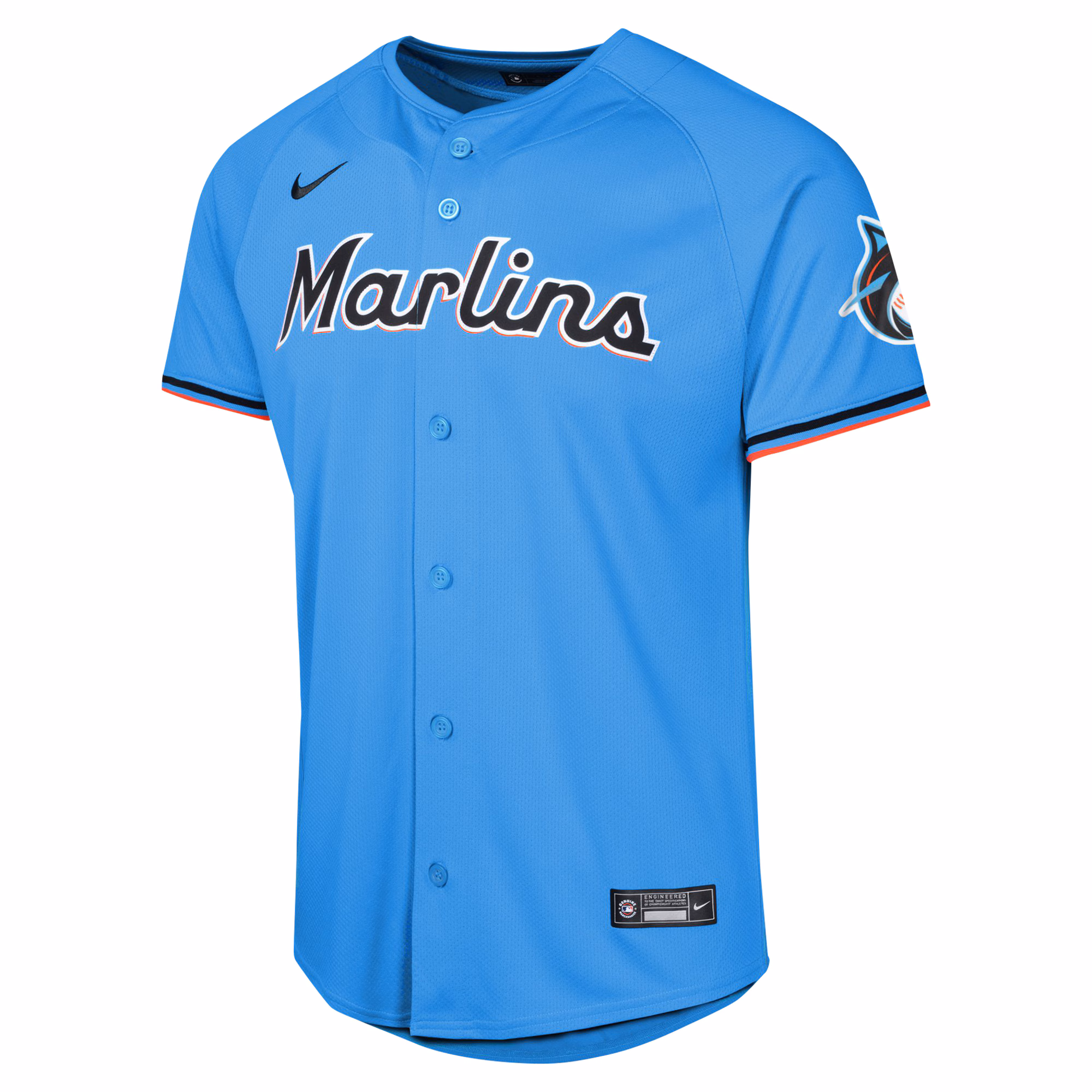 Miami Marlins Nike Youth Alternate Limited Jersey - Blue