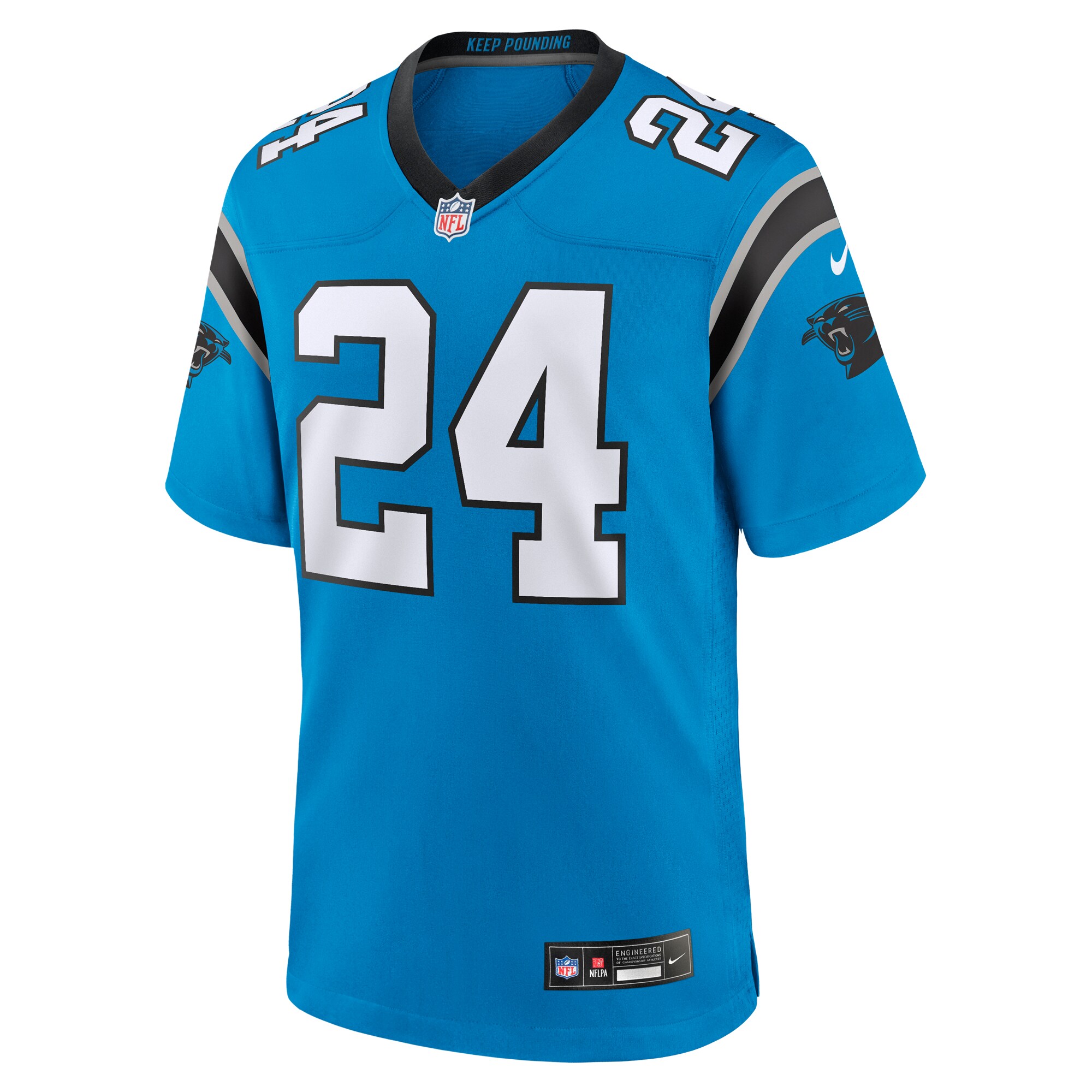 Jonathon Brooks Carolina Panthers Nike 2024 NFL Draft Alternate Game Player Jersey - Blue