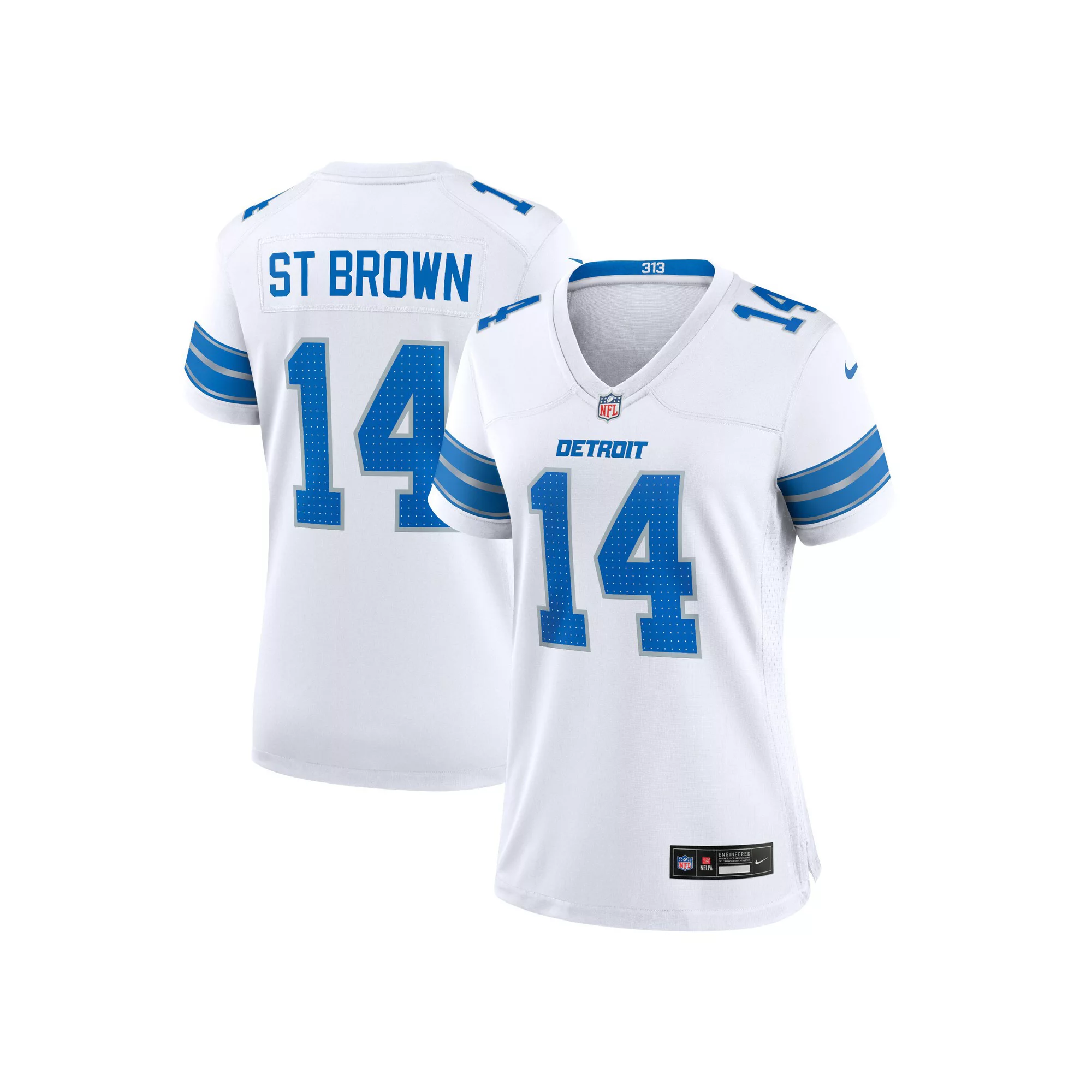 Women's Nike Amon-Ra St. Brown White Detroit Lions White Game Jersey