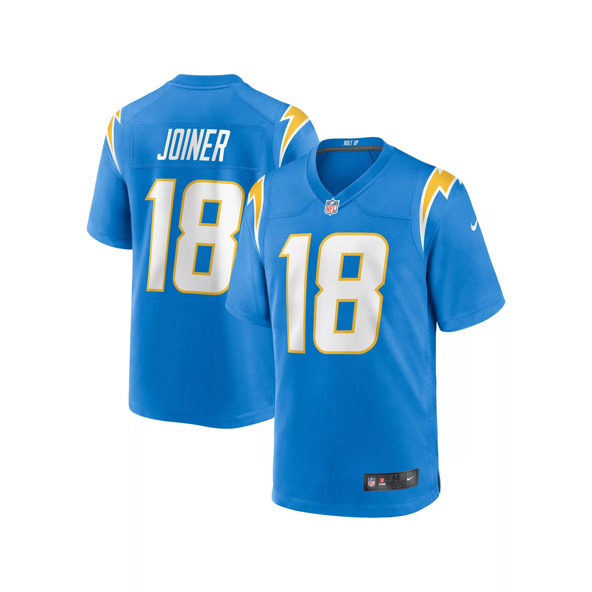 Men's Nike Charlie Joiner Powder Blue Los Angeles Chargers Game Retired Player Jersey