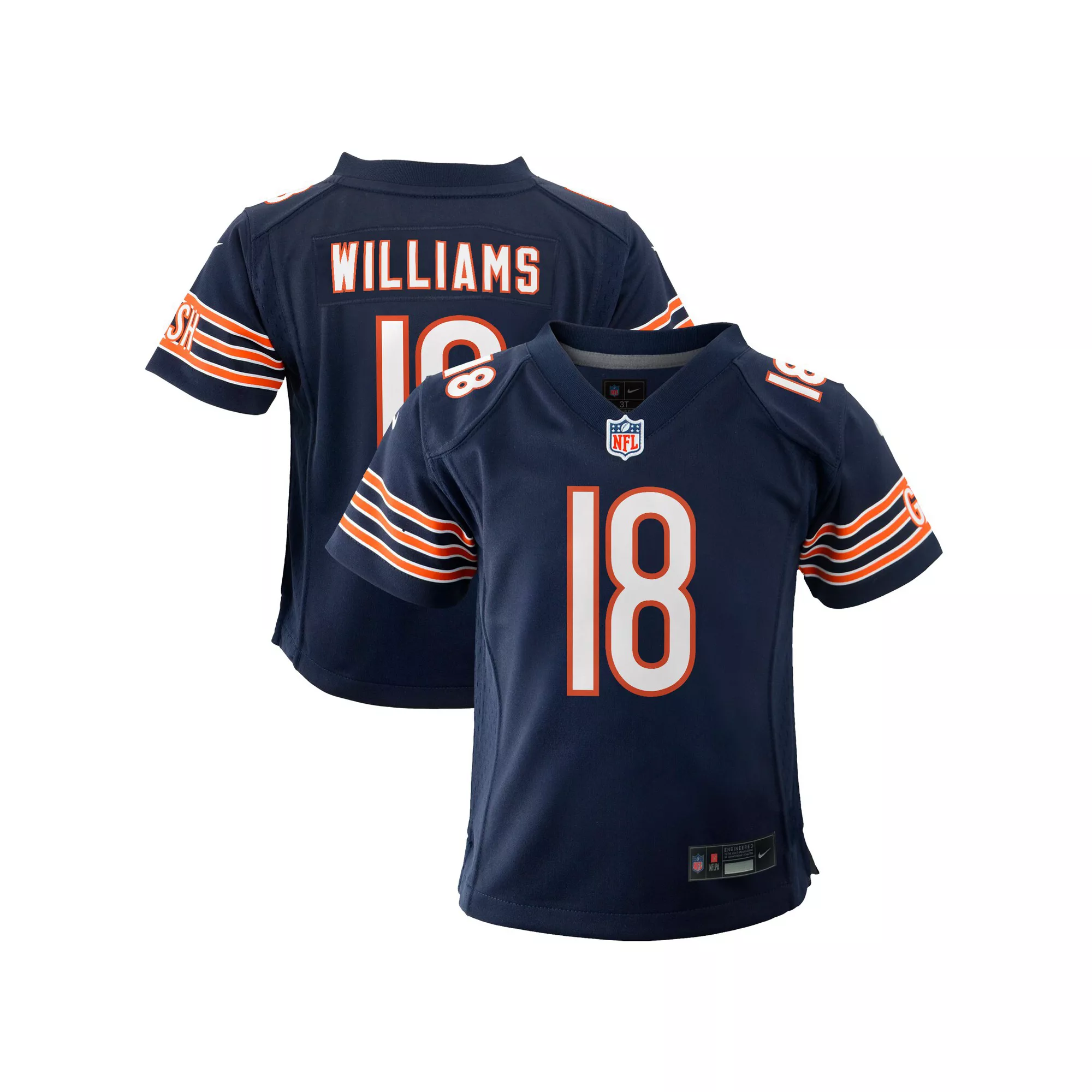 Youth Nike Caleb Williams Navy Chicago Bears 2024 NFL Draft First Round Pick Player Game Jersey