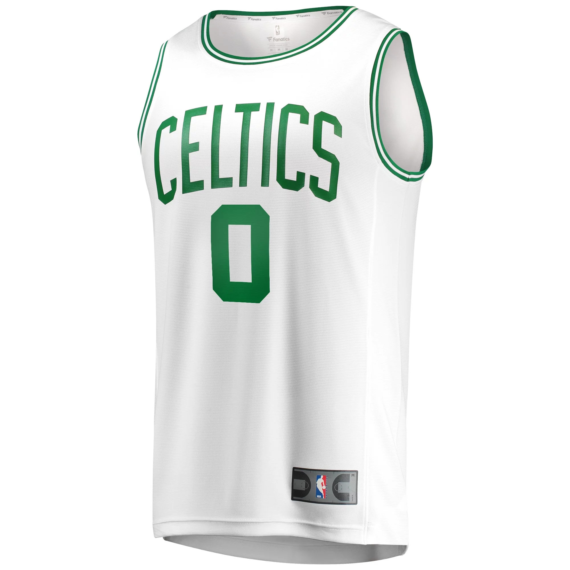 Men's Fanatics Jayson Tatum White Boston Celtics Fast Break Replica Away Jersey - Association Edition