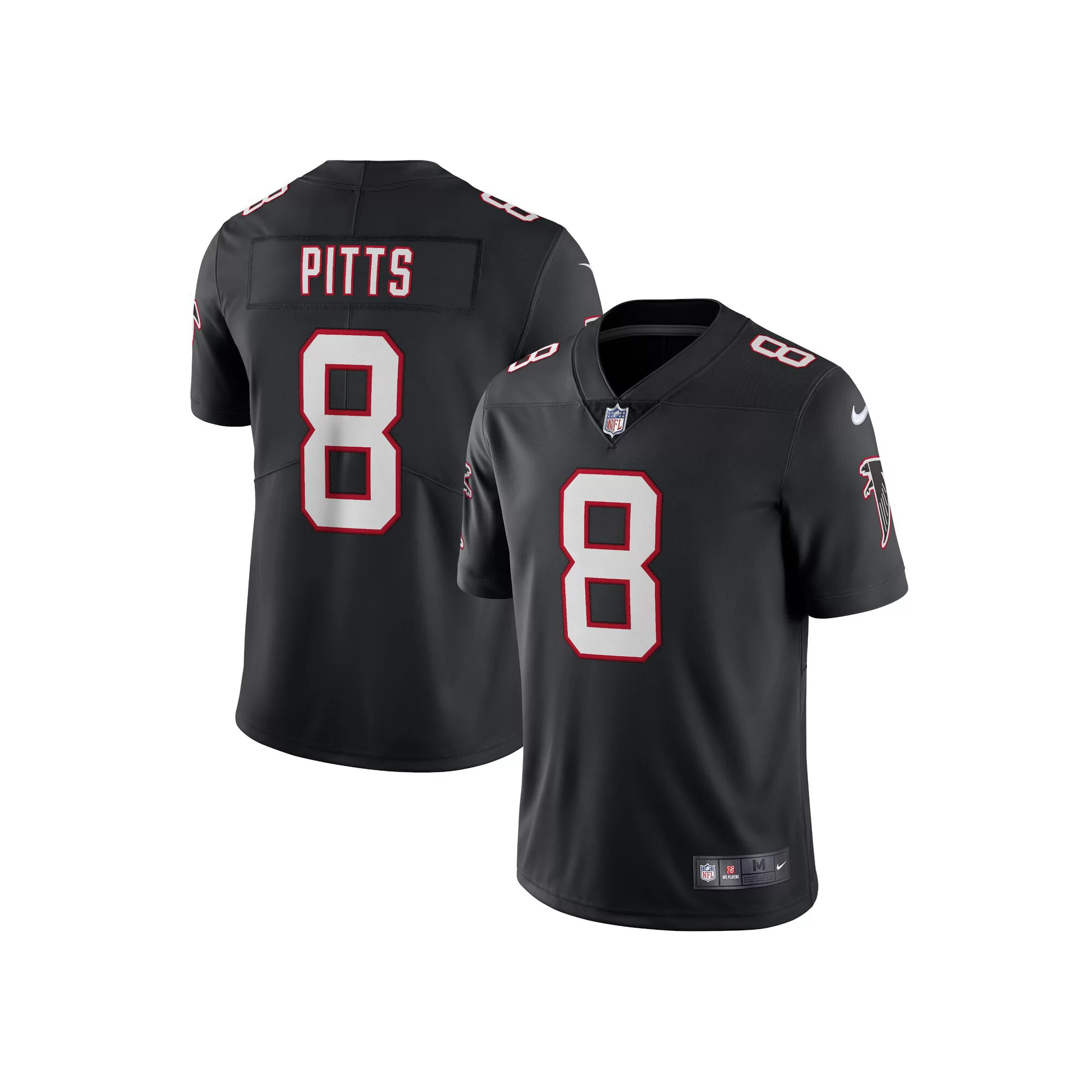 Men's Nike Kyle Pitts Black Atlanta Falcons Alternate Vapor Limited Jersey