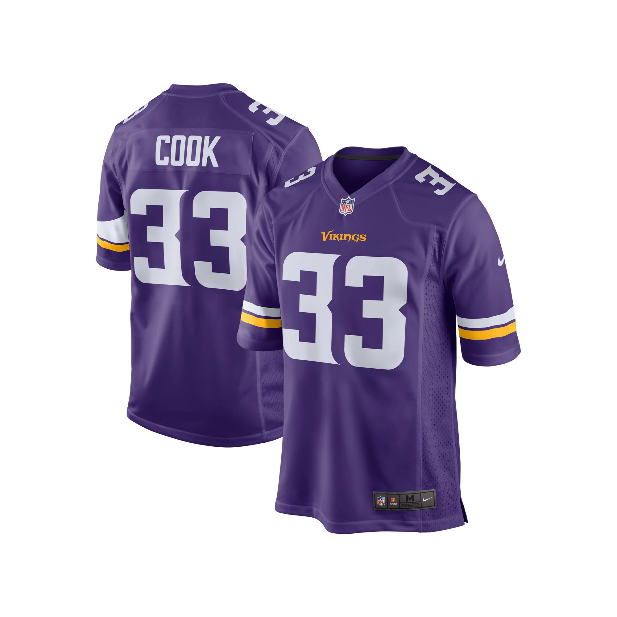 Men's Nike Dalvin Cook Purple Minnesota Vikings Player Game Jersey