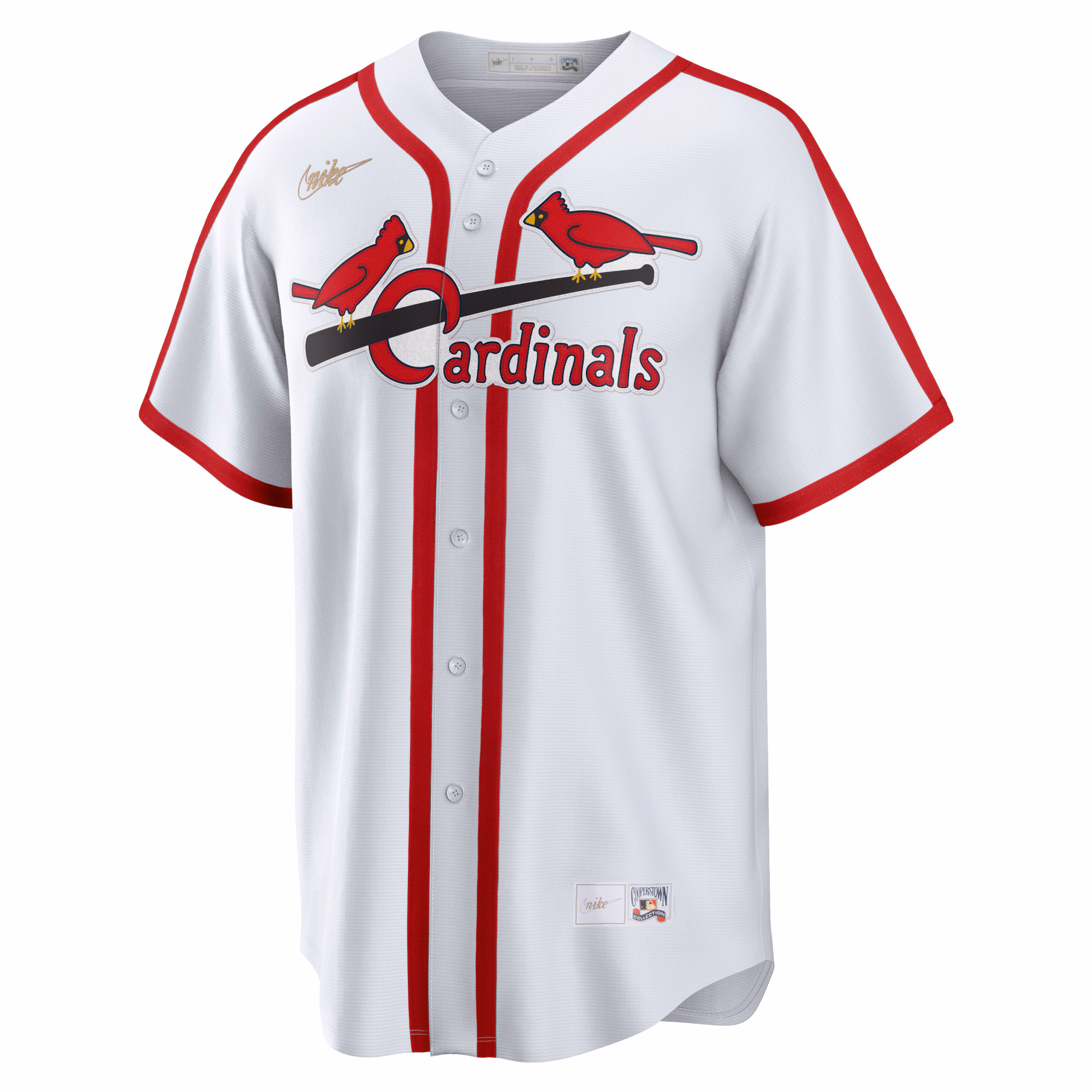 Ozzie Smith St. Louis Cardinals Nike Home Cooperstown Collection Player Jersey - White