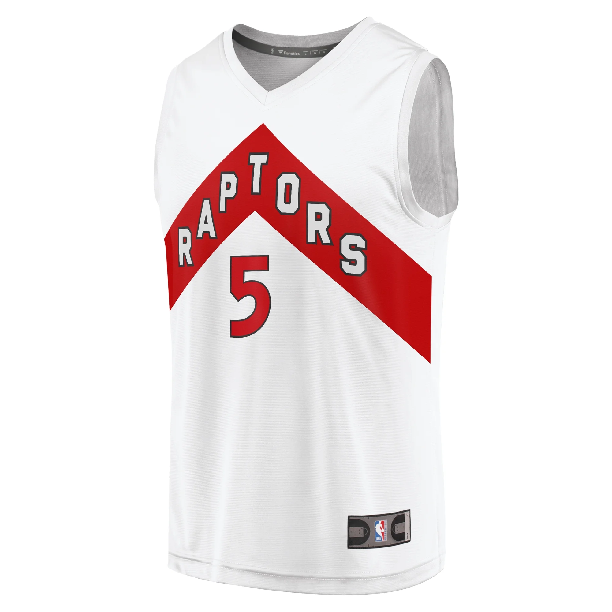 Men's Fanatics Immanuel Quickley White Toronto Raptors Fast Break Player Jersey - Association Edition