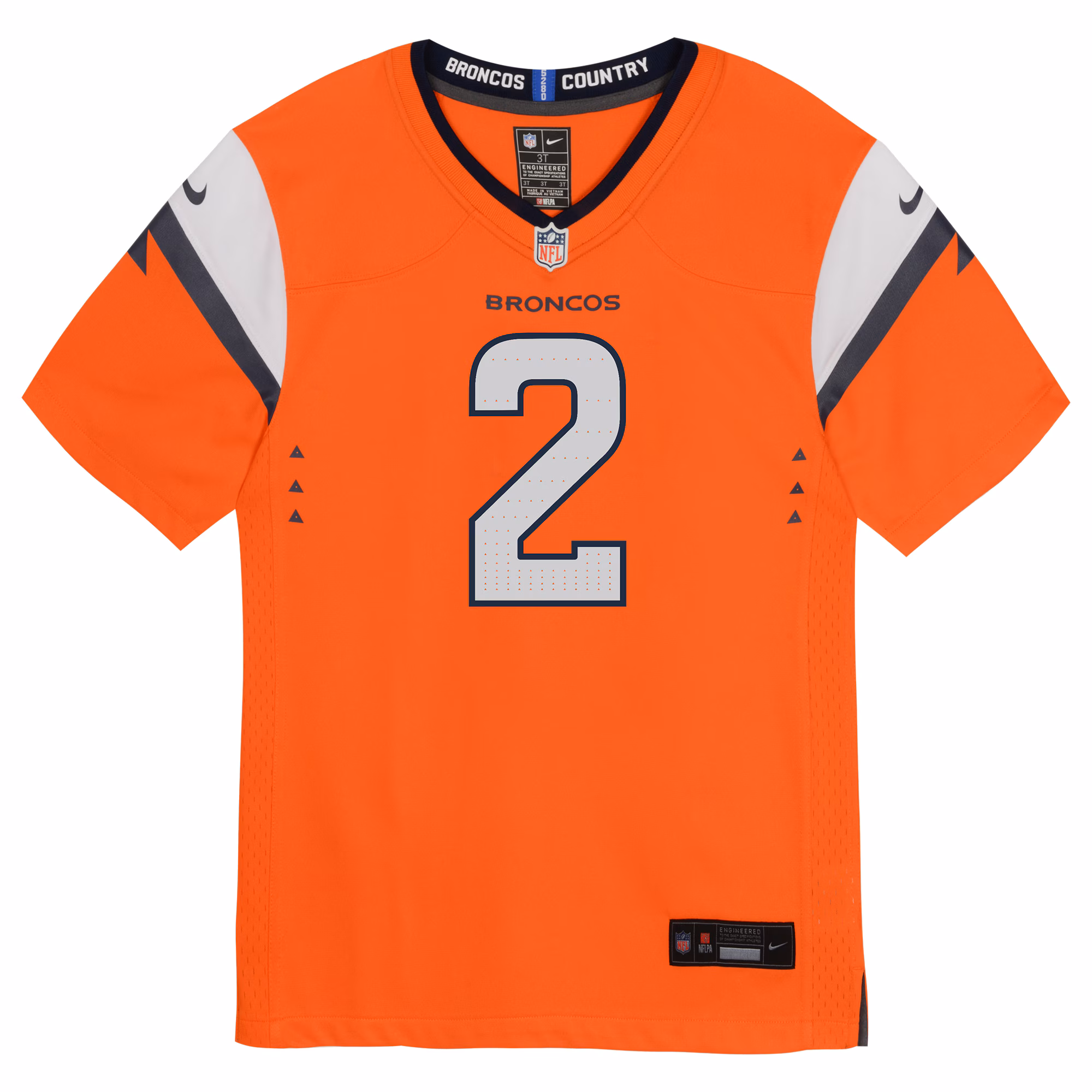 Patrick Surtain II Denver Broncos Nike Toddler Mile High Collection Game Jersey - Orange