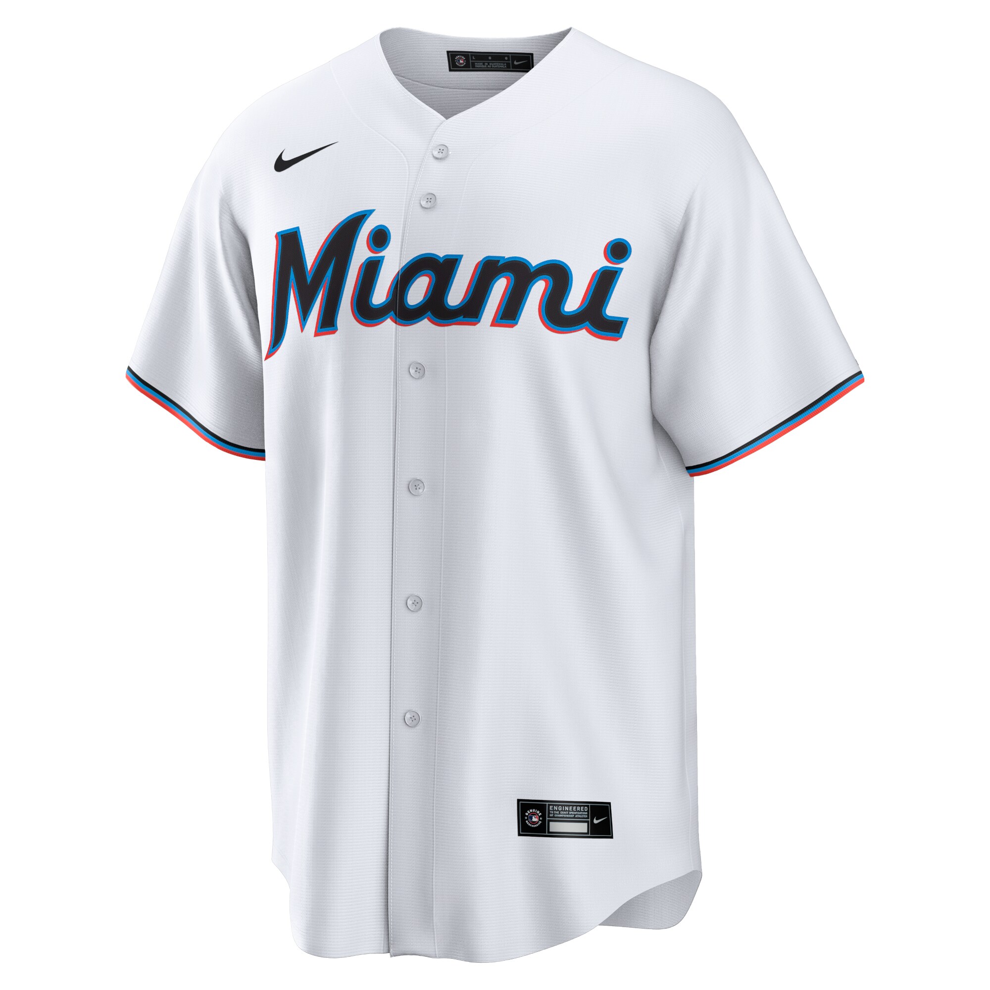 Jazz Chisholm Jr. Miami Marlins Nike 2024 Home Replica Jersey - White