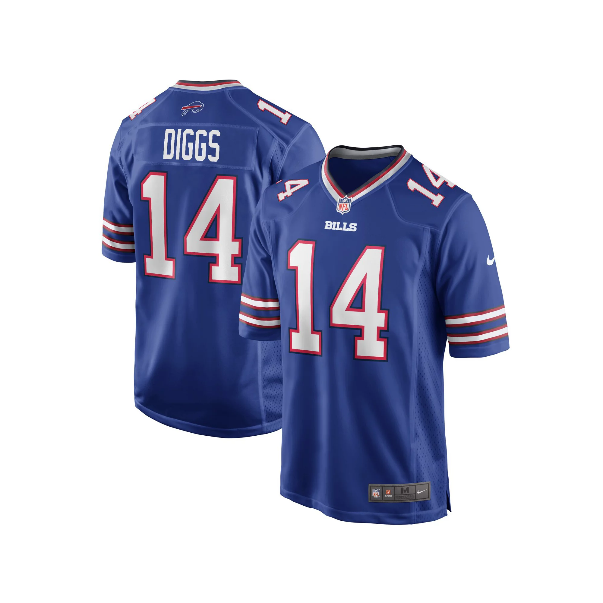 Men's Nike Stefon Diggs Royal Buffalo Bills Game Player Jersey