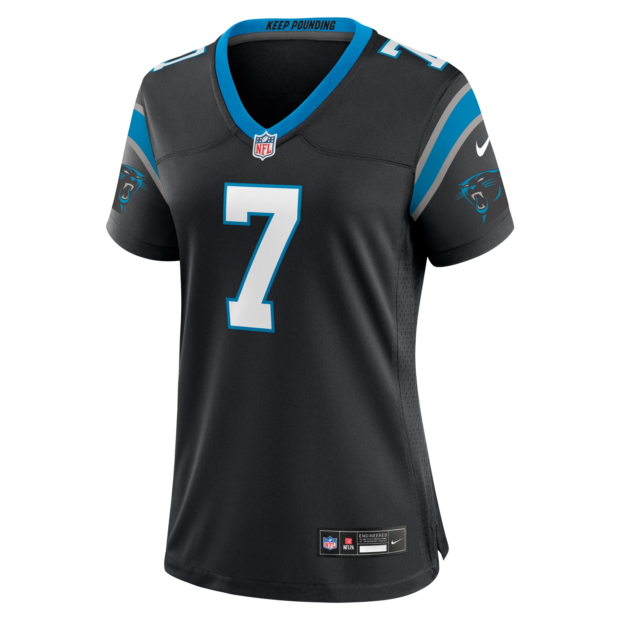 Women's Nike Jadeveon Clowney Black Carolina Panthers Game Jersey