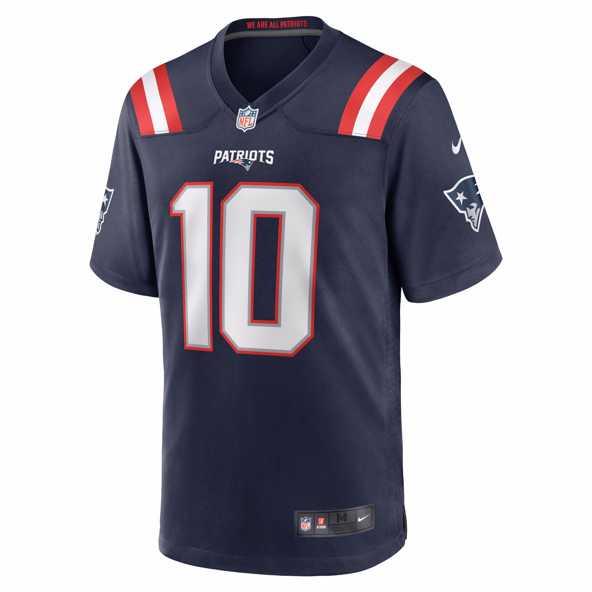 Mac Jones New England Patriots Nike Team Game Jersey - Navy