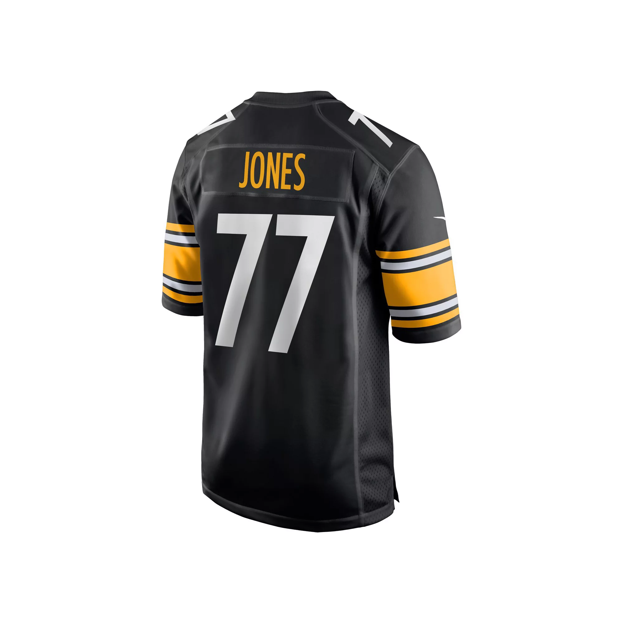 Men's Nike Broderick Jones Black Pittsburgh Steelers 2023 NFL Draft First Round Pick Game Jersey