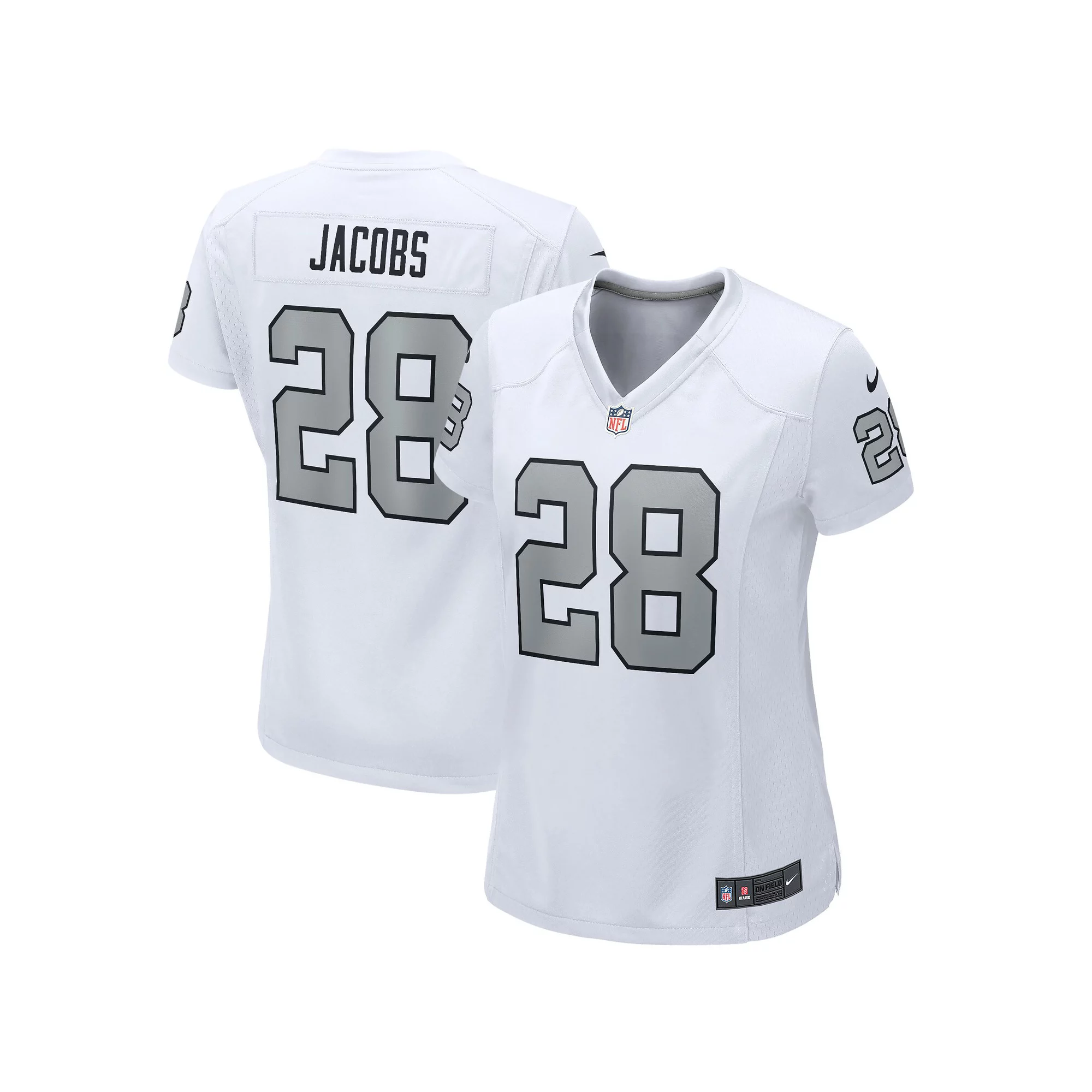 Women's Nike Josh Jacobs White Las Vegas Raiders Alternate Game Player Jersey