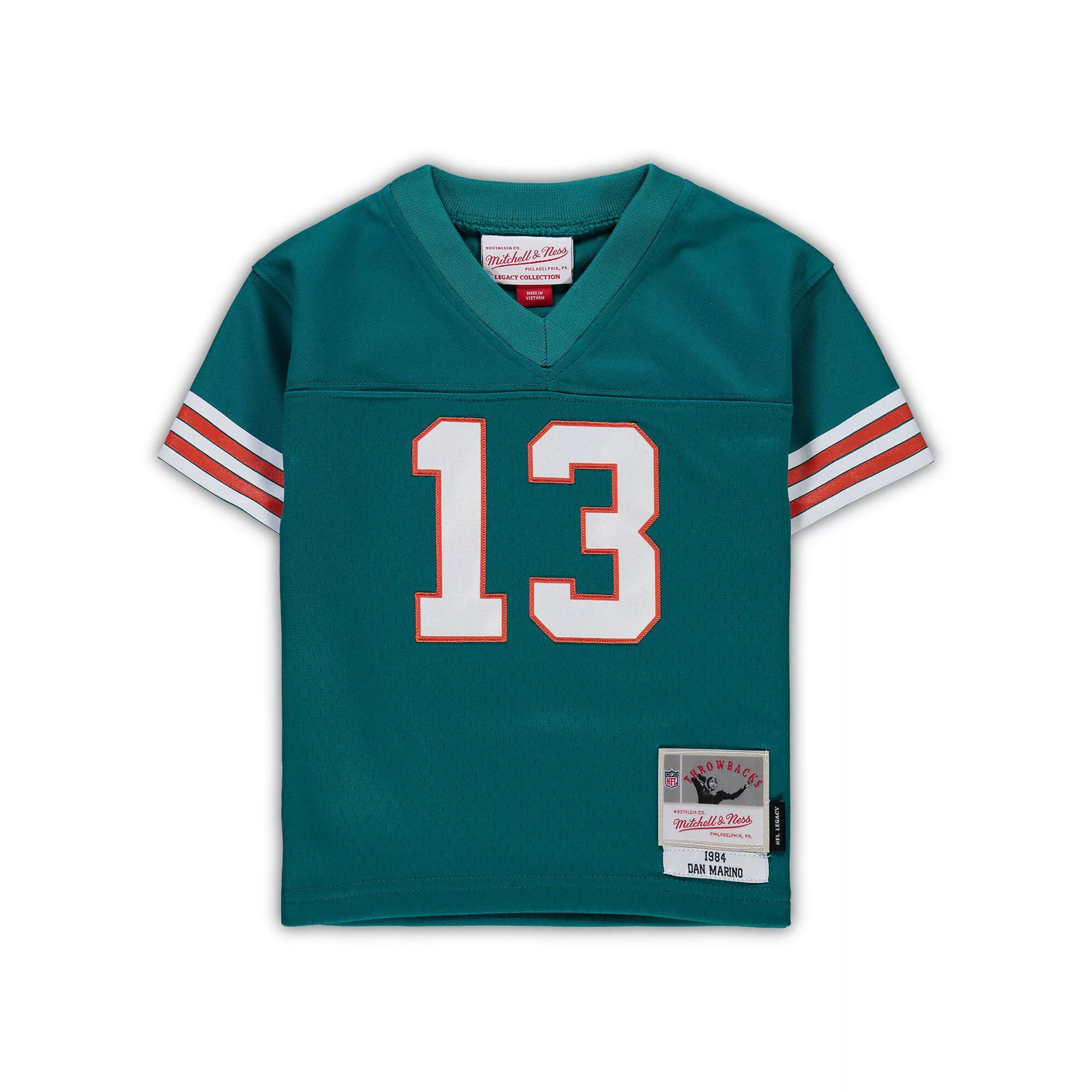 Infant Mitchell & Ness Dan Marino Aqua Miami Dolphins 1984 Retired Legacy Jersey