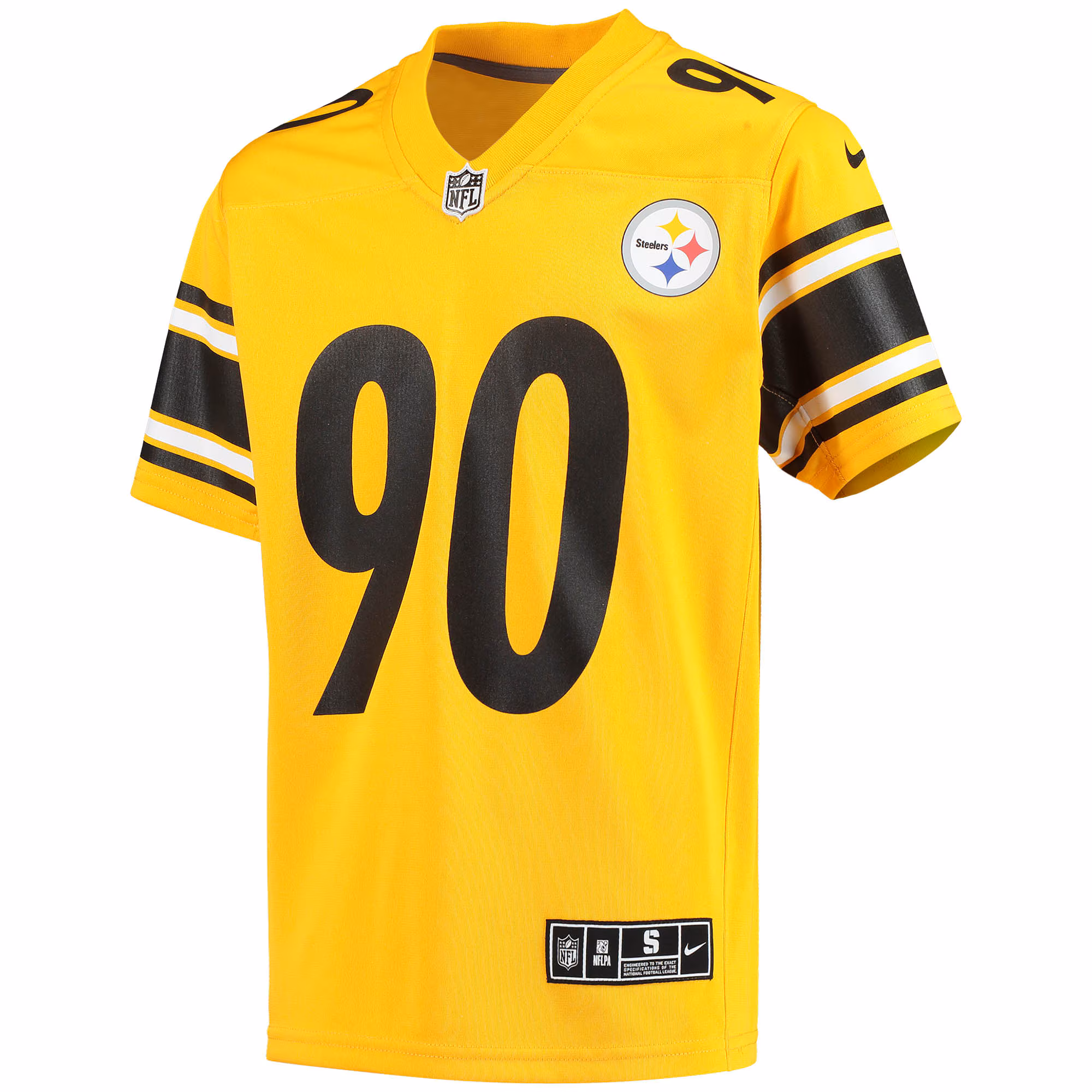 T.J. Watt Pittsburgh Steelers Nike Youth Inverted Team Game Jersey - Gold