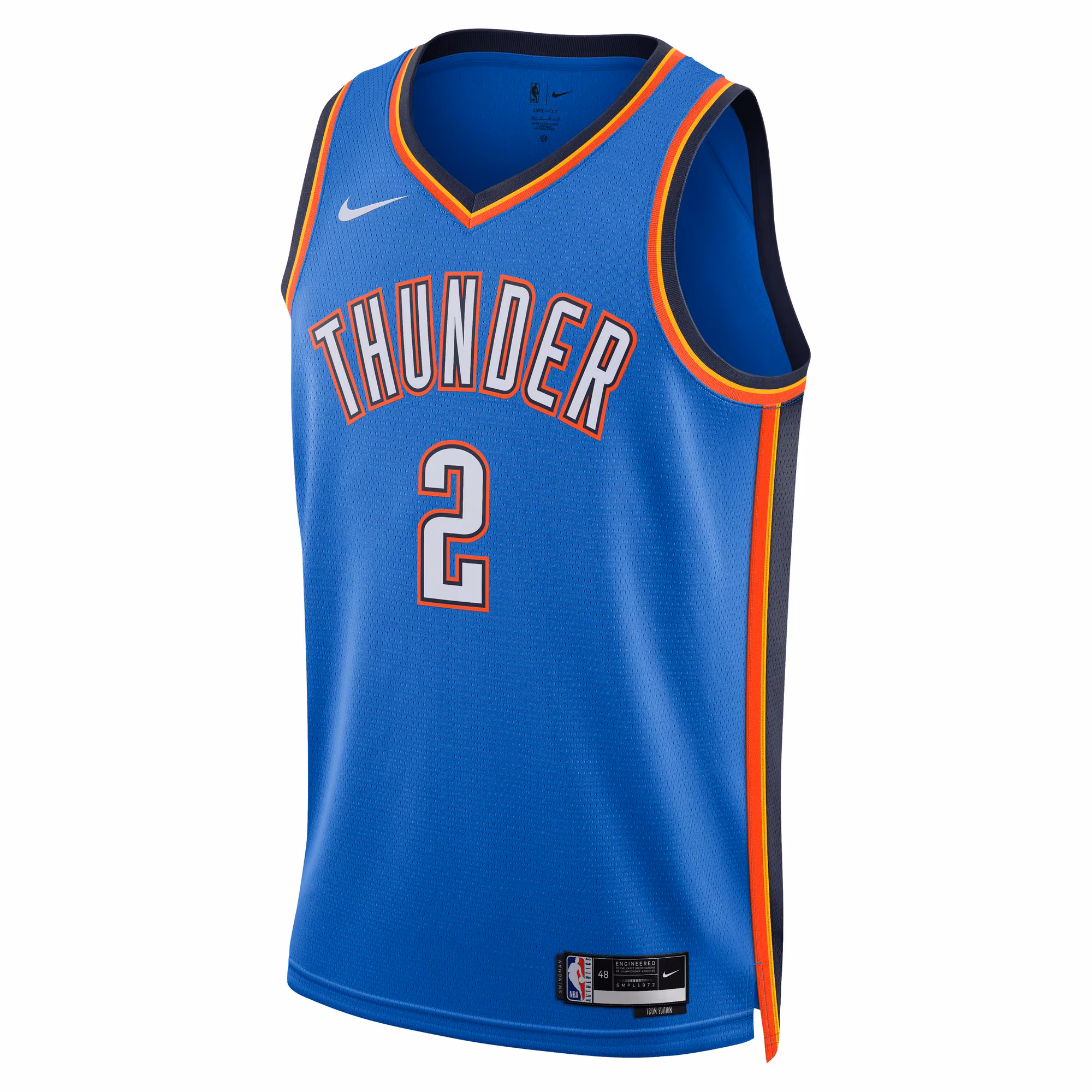 Shai Gilgeous-Alexander Oklahoma City Thunder Nike Unisex Swingman Jersey - Icon Edition - Blue