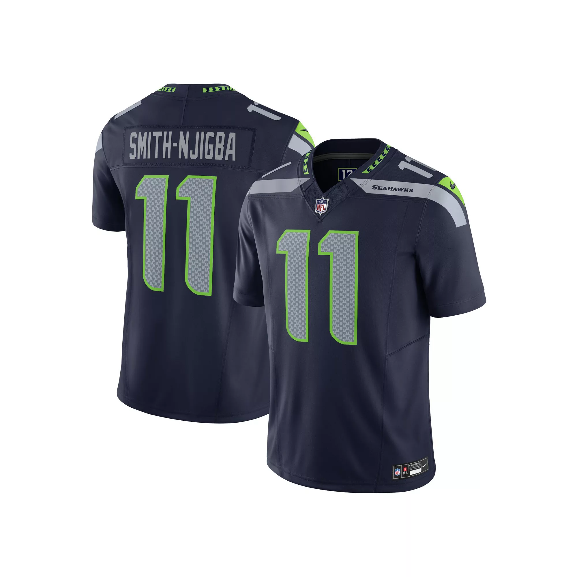 Men's Nike Jaxon Smith-Njigba Navy Seattle Seahawks Vapor F.U.S.E. Limited Jersey